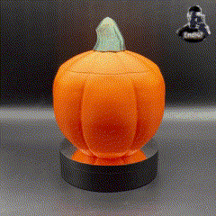 Halloween Pumpkin Skull Container  3d model