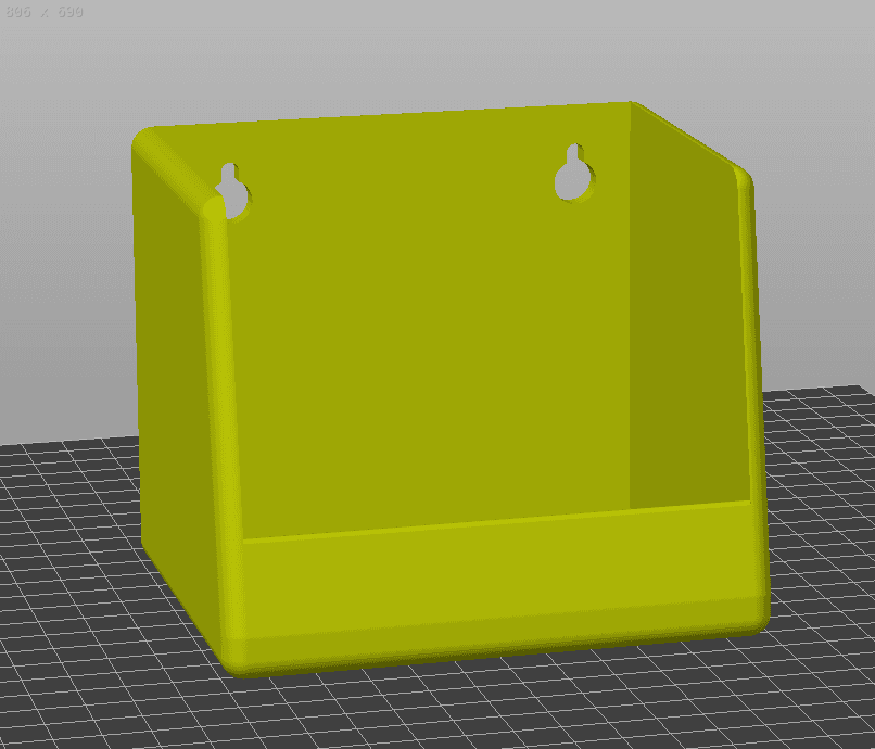 Wall Box Catch All 3d model