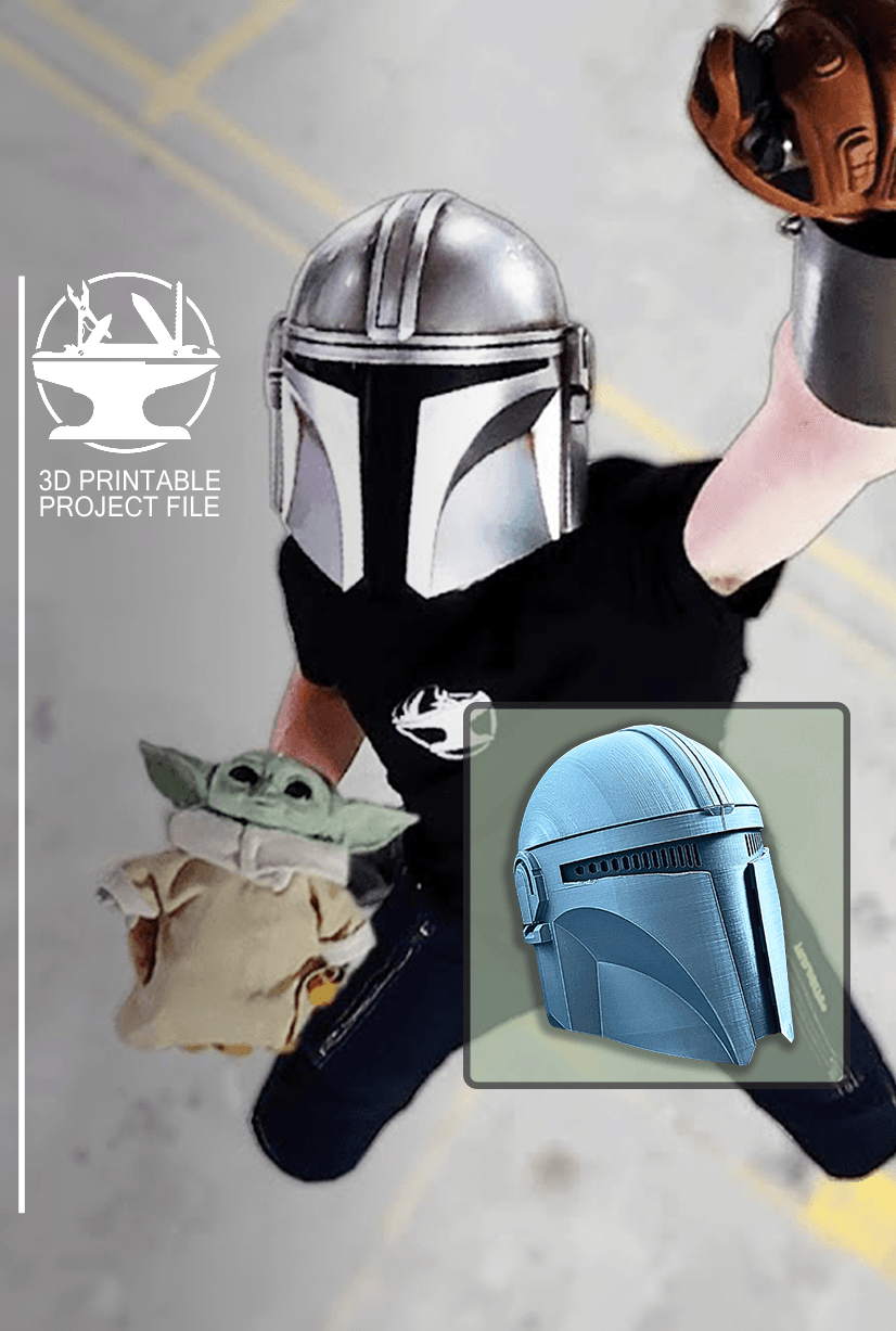 Star War's Mandalorian Helmet 3d model