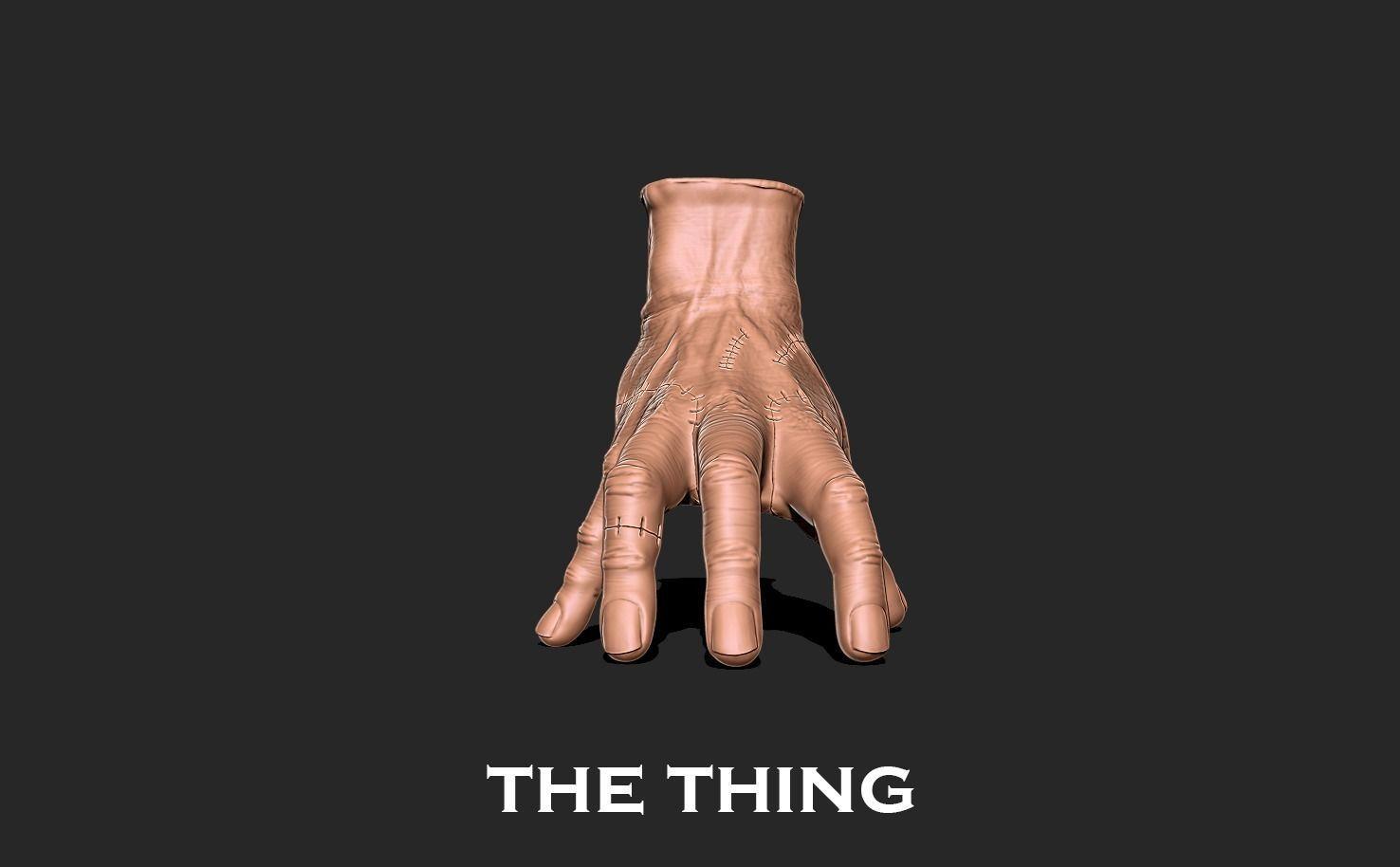 Thing - Wednesday series Free 3D print model 3d model