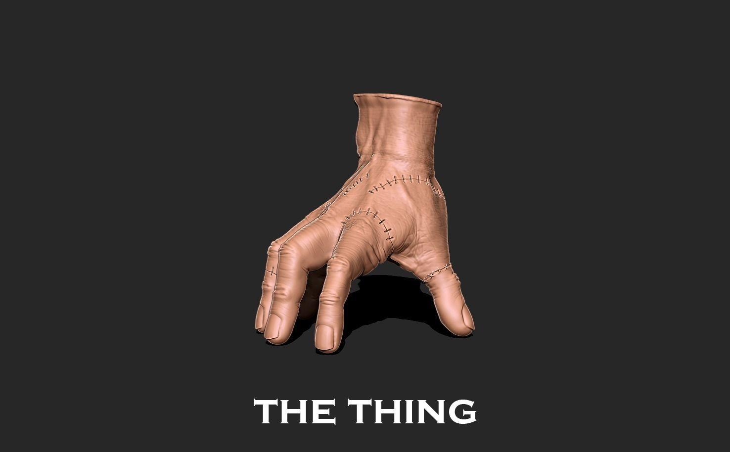 Thing - Wednesday series Free 3D print model 3d model