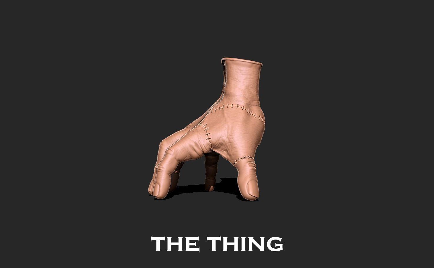 Thing - Wednesday series Free 3D print model 3d model