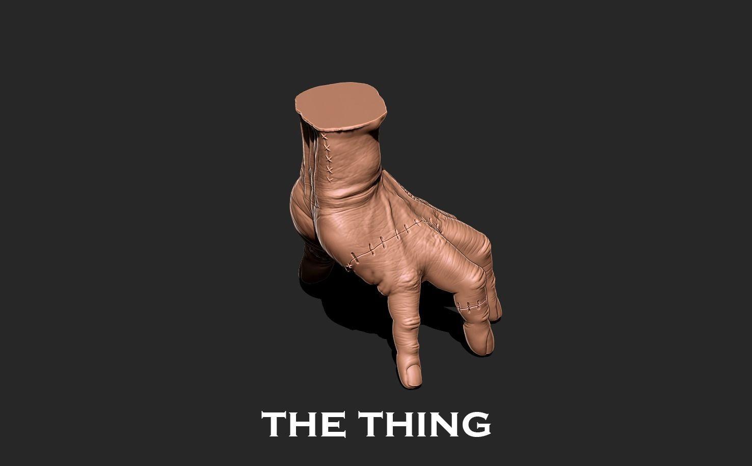 Thing - Wednesday series Free 3D print model 3d model