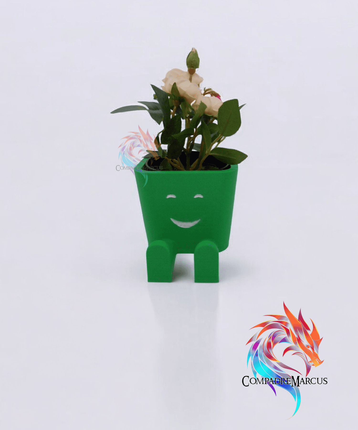 Smiling planters / set of 3 / no supports / 3mf included 3d model