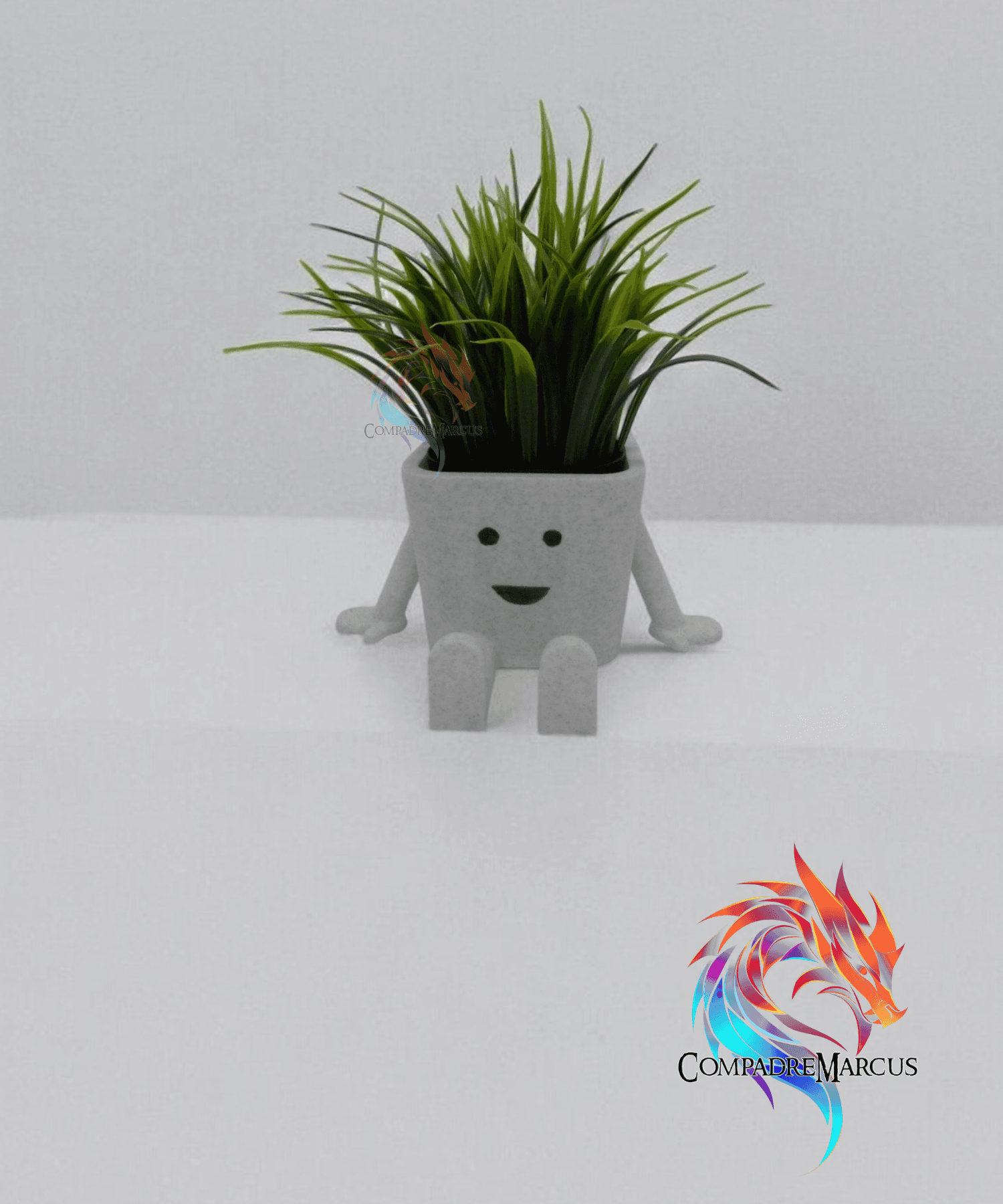 Smiling planters / set of 3 / no supports / 3mf included 3d model