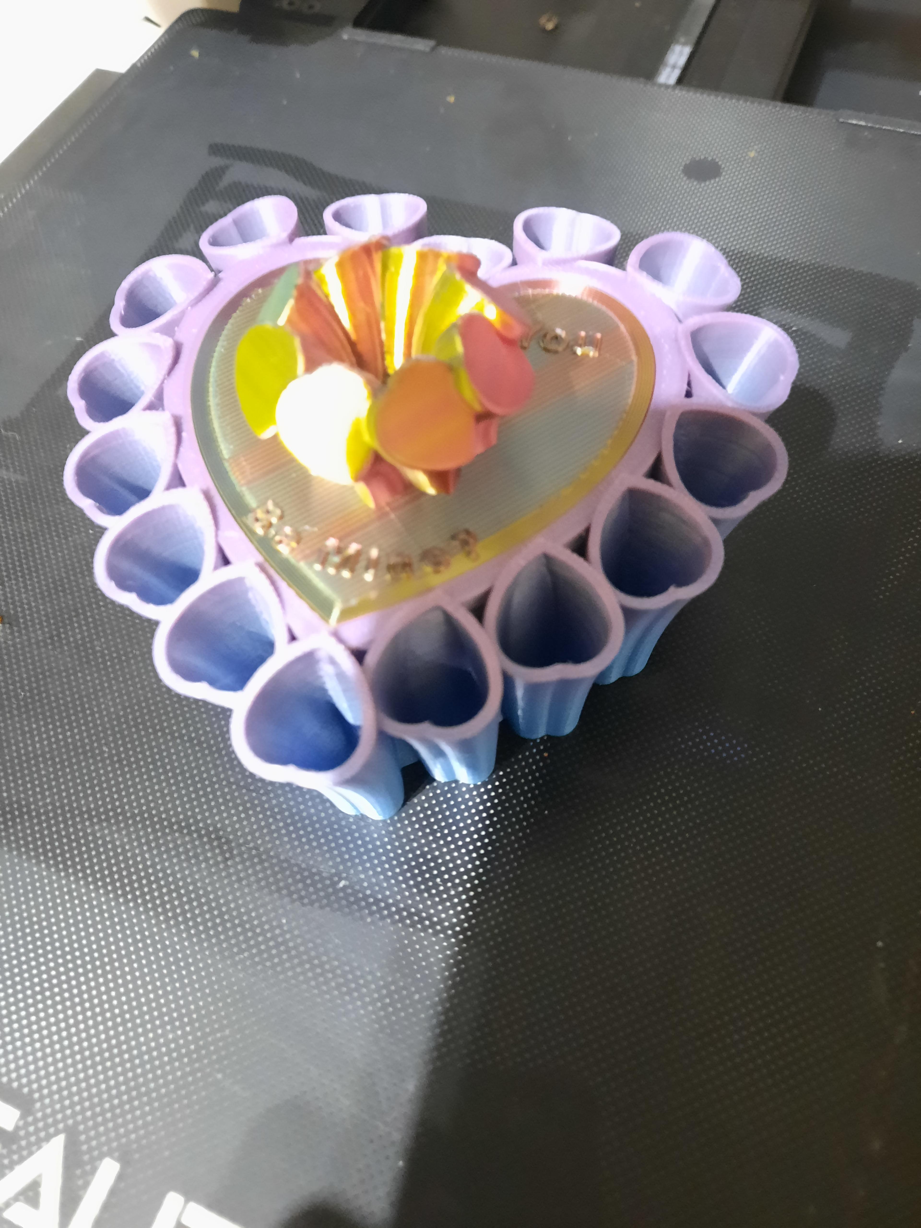 Remix of Simple Heart Box with Lid for the "Thangs Valentine’s Day Contest" 3d model