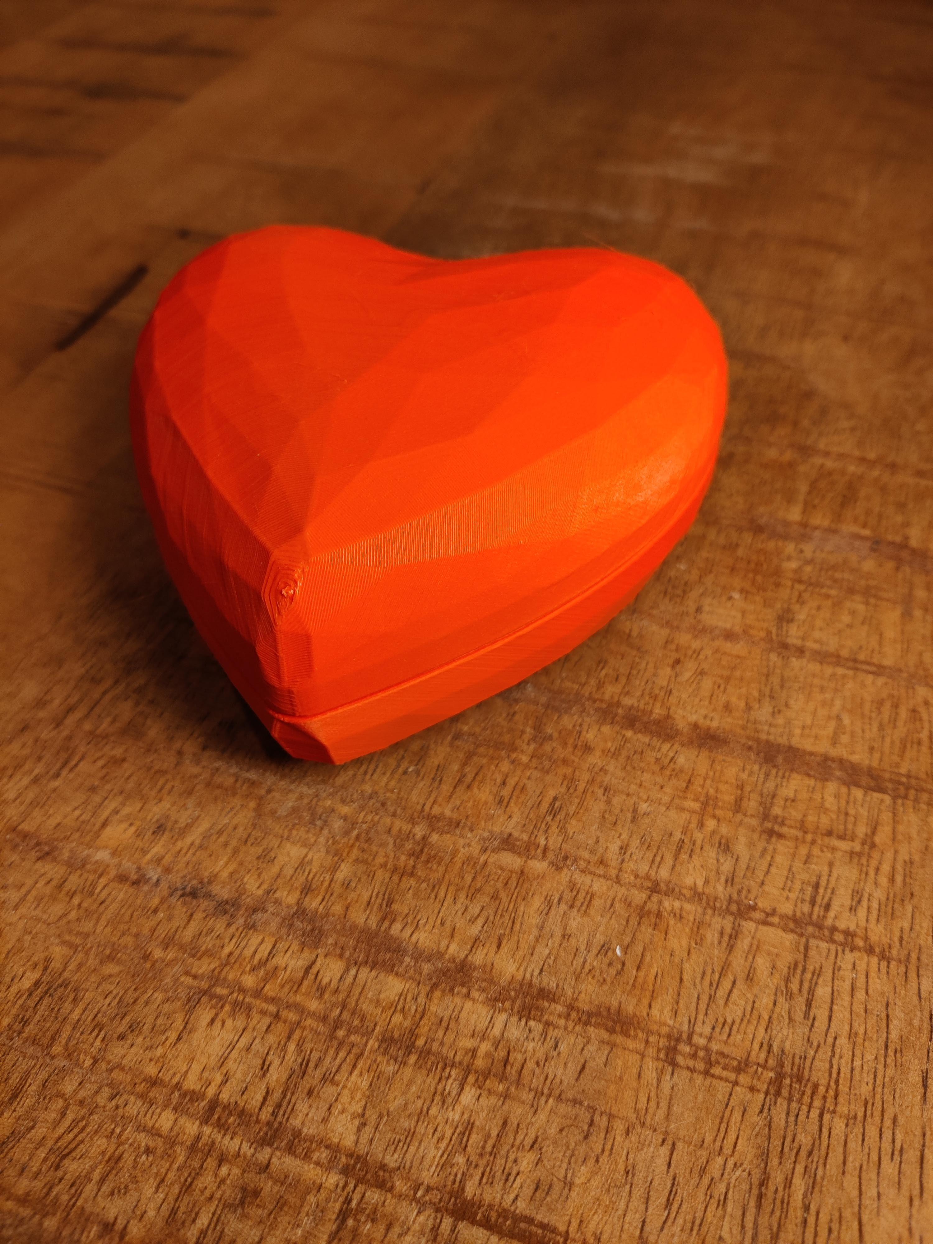 Low Poly Valentine Box 3d model