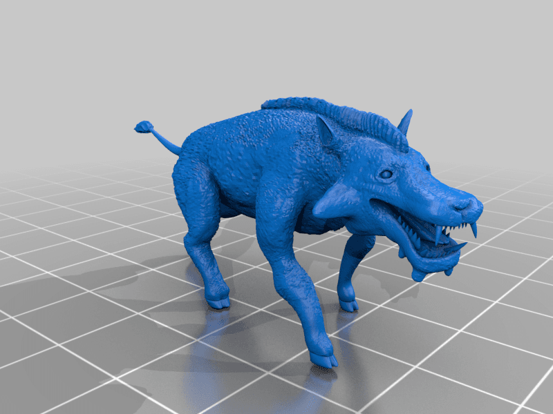 Hell Pig (Entelodont) 3d model