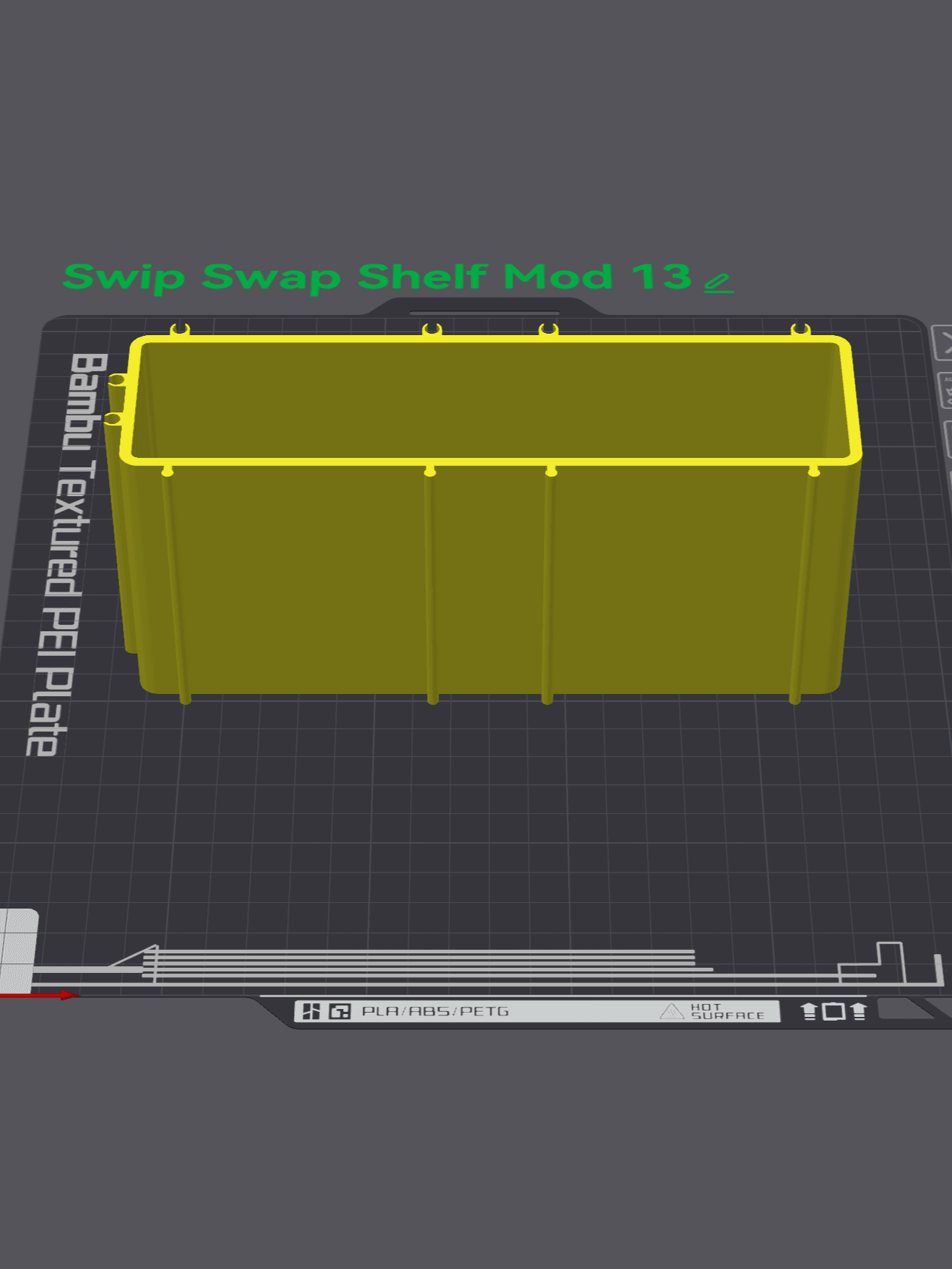 Swip Swap Shelf Mod 13 3d model