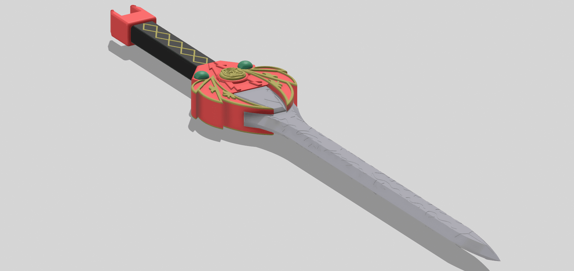 Red Ranger Power Sword - Mighty Morphin Power Rangers 3d model