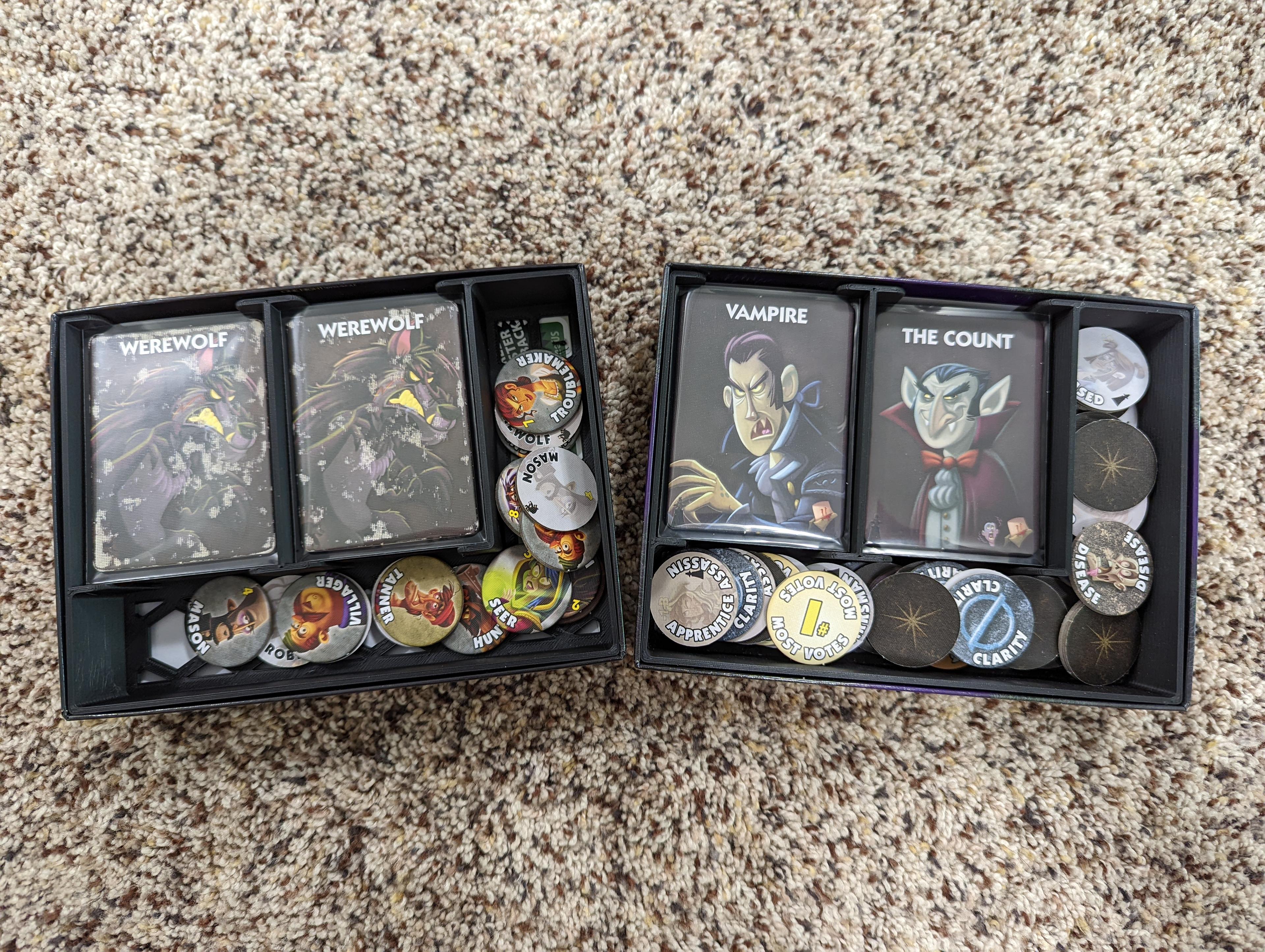 One Night Ultimate Werewolf Box Inserts 3d model