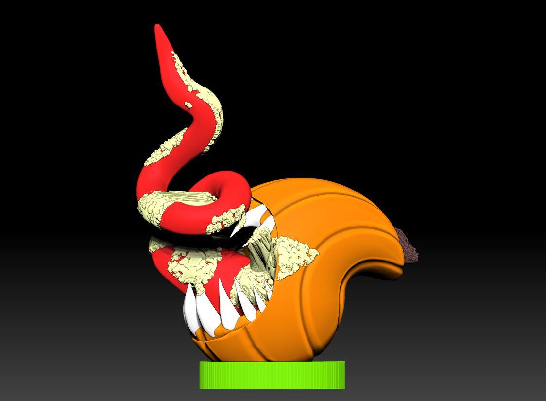 Pumpkin Horror W base 3d model