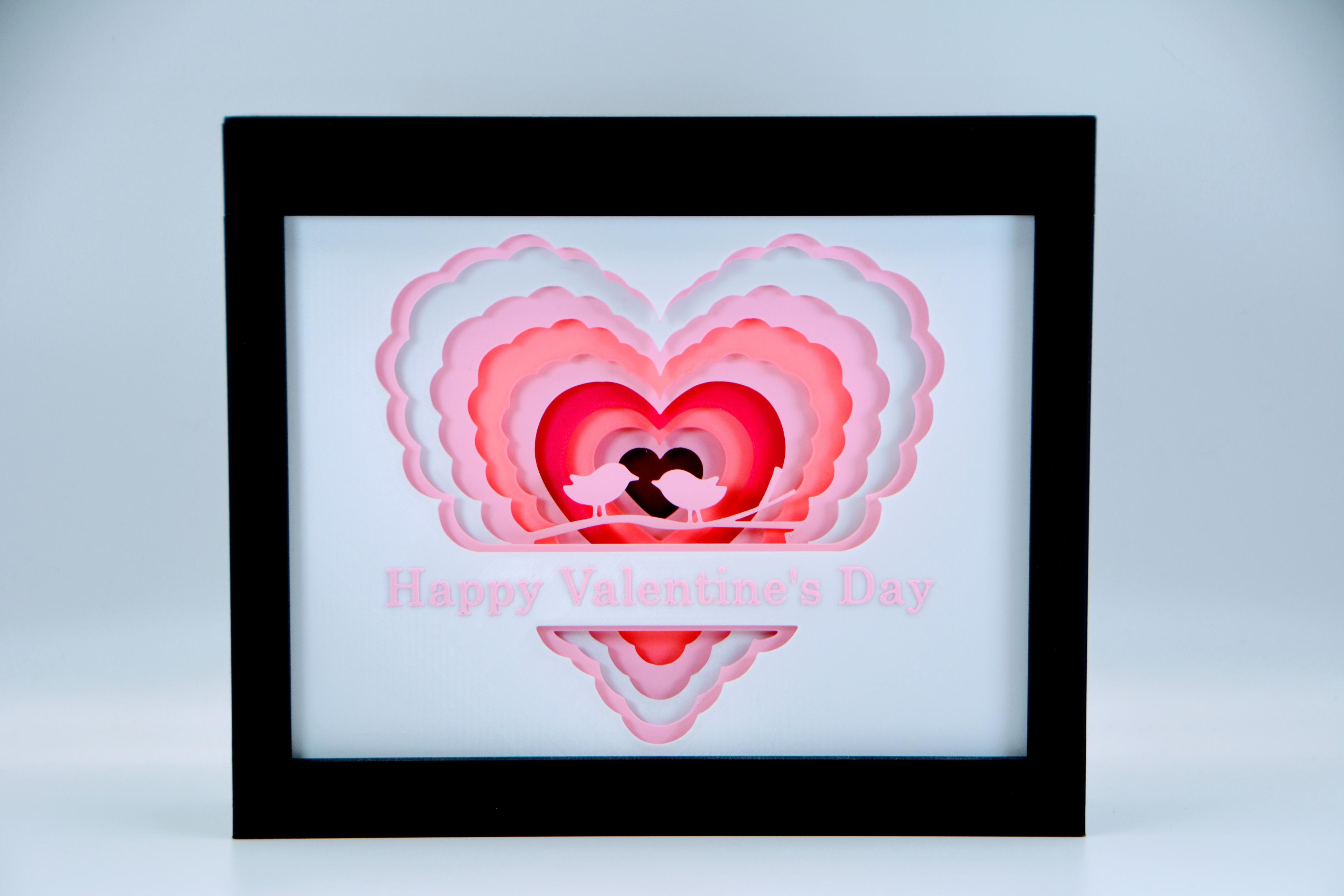 Valentine Shadow Box 2024 3d model