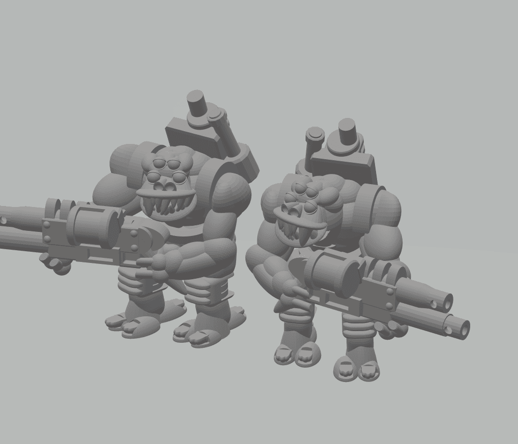 FHW: Zorblin Trooper w Blasta pose 2 3d model