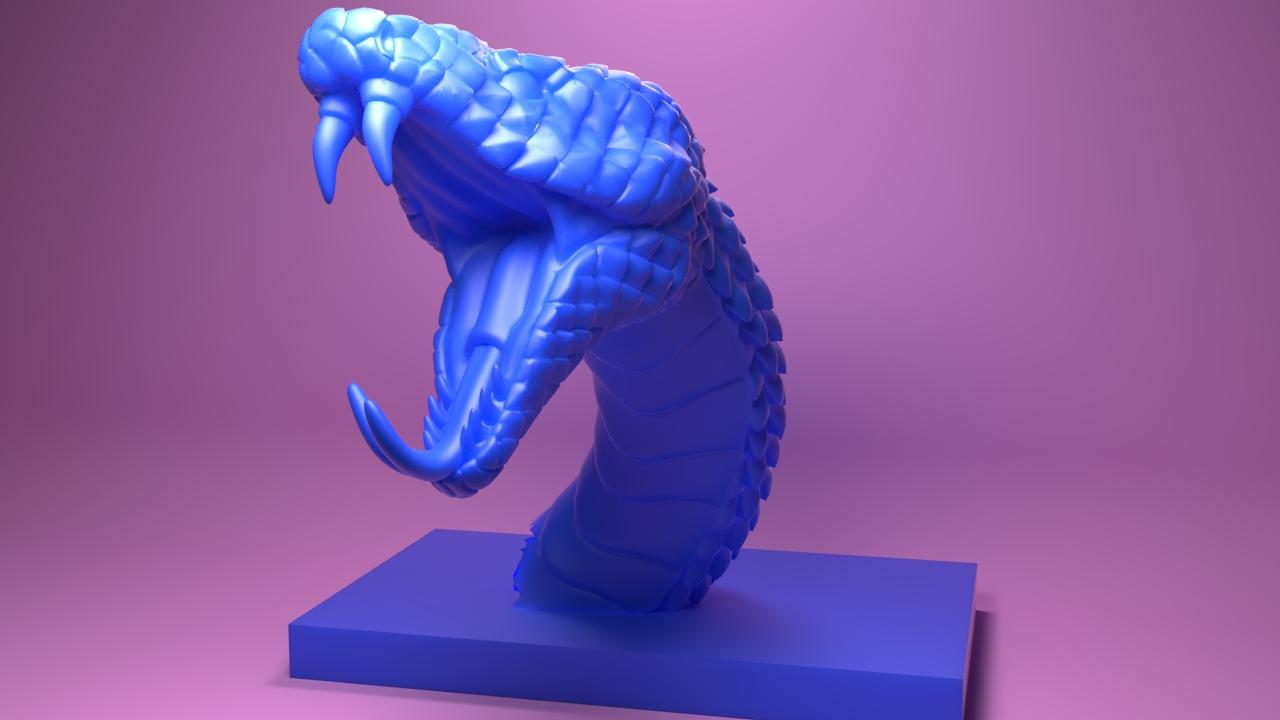 cobra head.stl 3d model