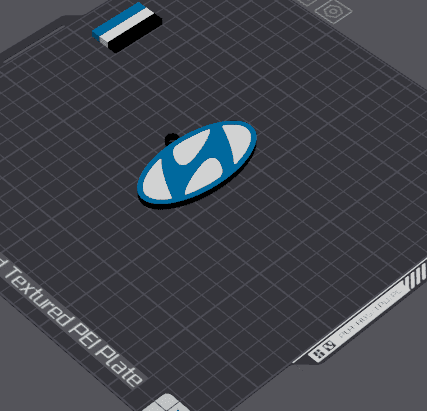 Keychain: Hyundai III 3d model