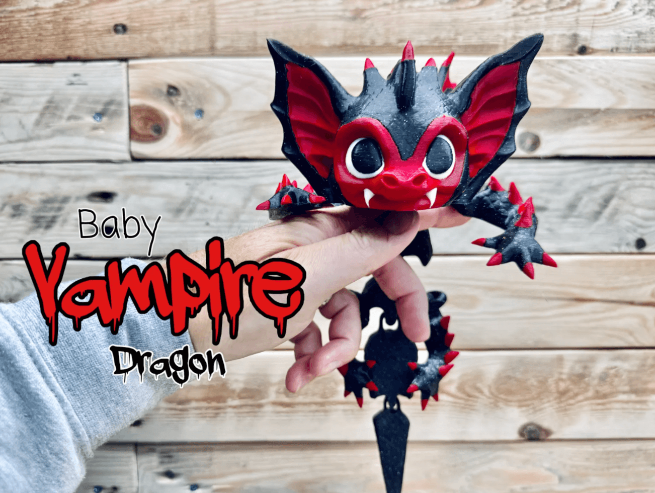 Vampire Baby Dragon 3d model