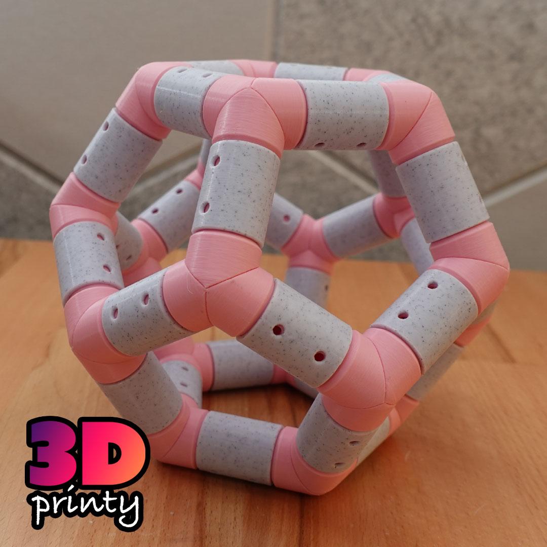 Printy Pipes - Dodecahedron Connectors 3d model