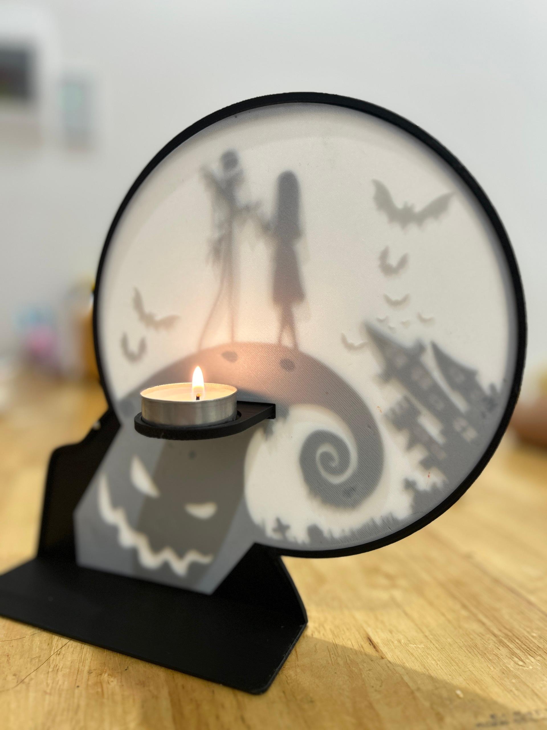 Halloween Nightmare Before Christmas Candle 3d model