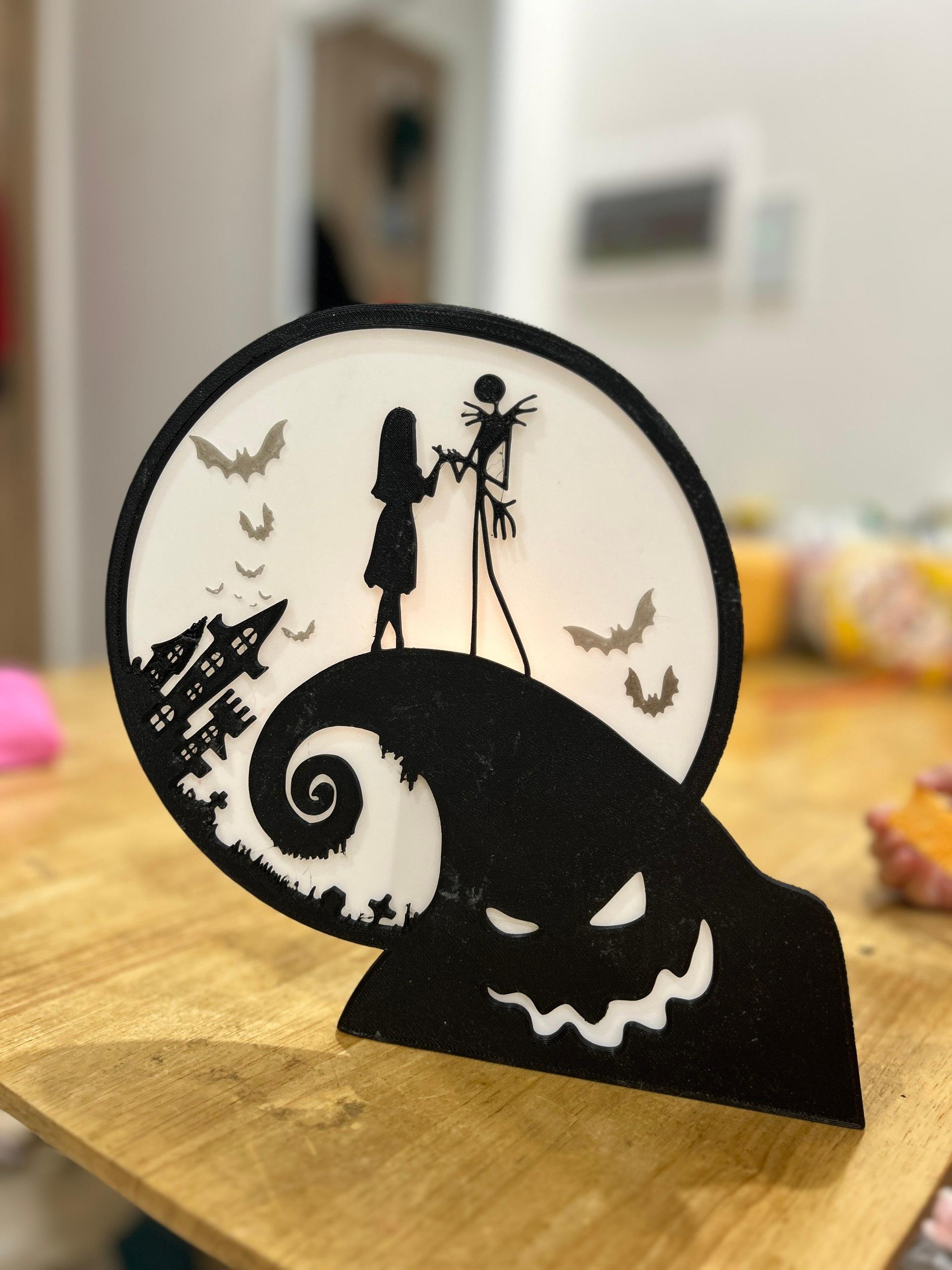 Halloween Nightmare Before Christmas Candle 3d model