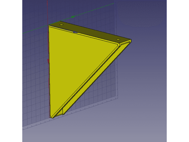 Basic Shelf Bracket 3d model