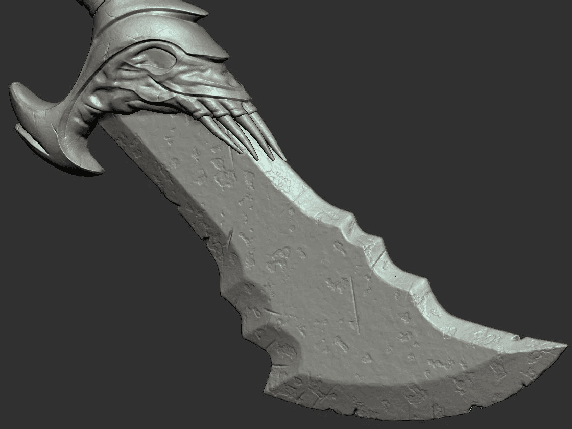 Kratos Blades Of Chaos 3D Print File STL God Of War 3d model