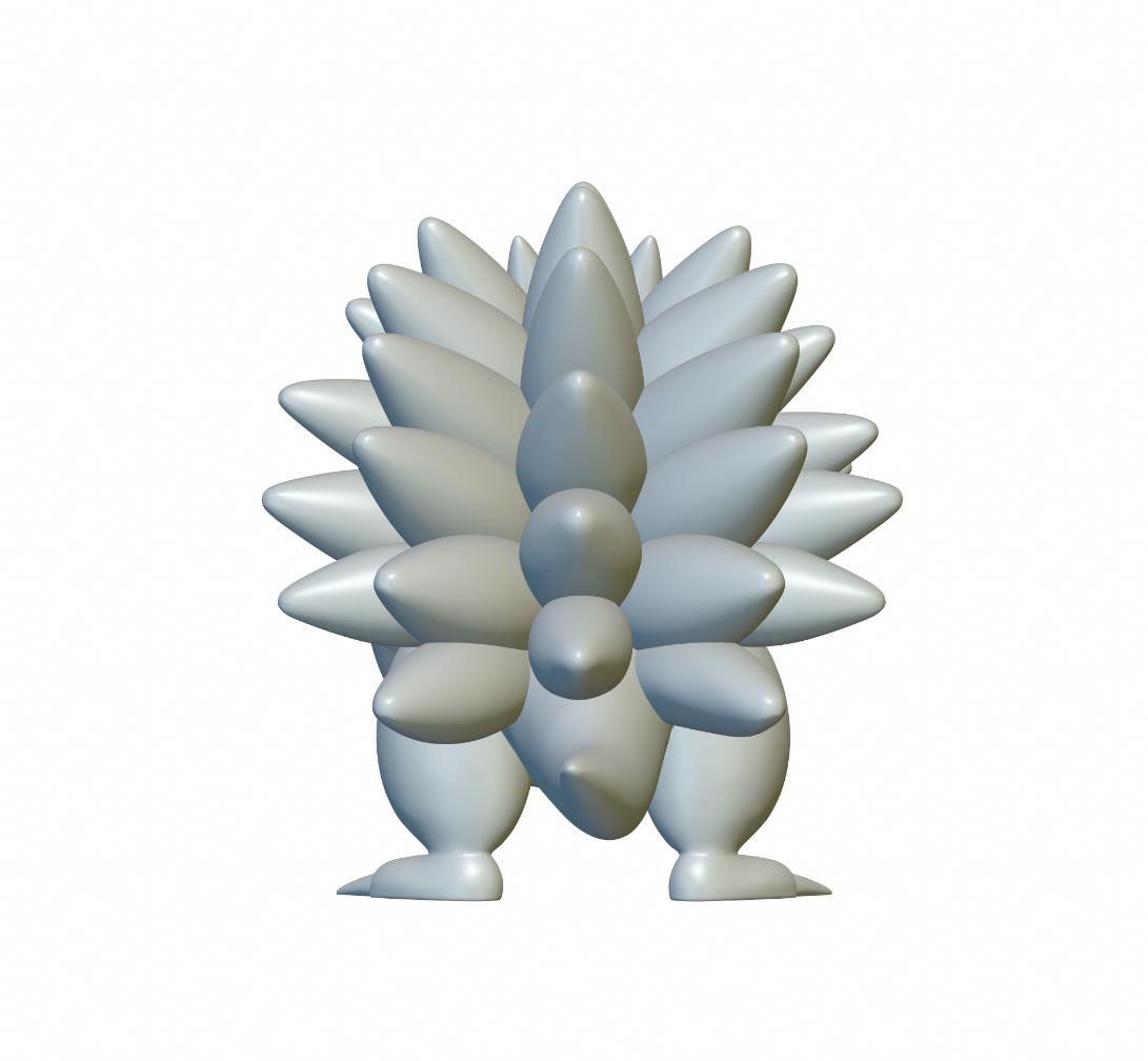 Pokemon Sandslash #28 - Optimized for 3D Printing 3d model