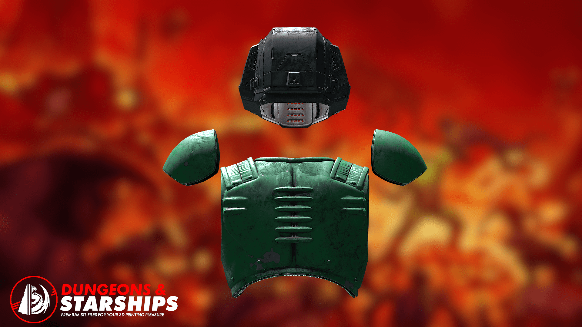 Doomguy Classic Armor - Doom 3d model