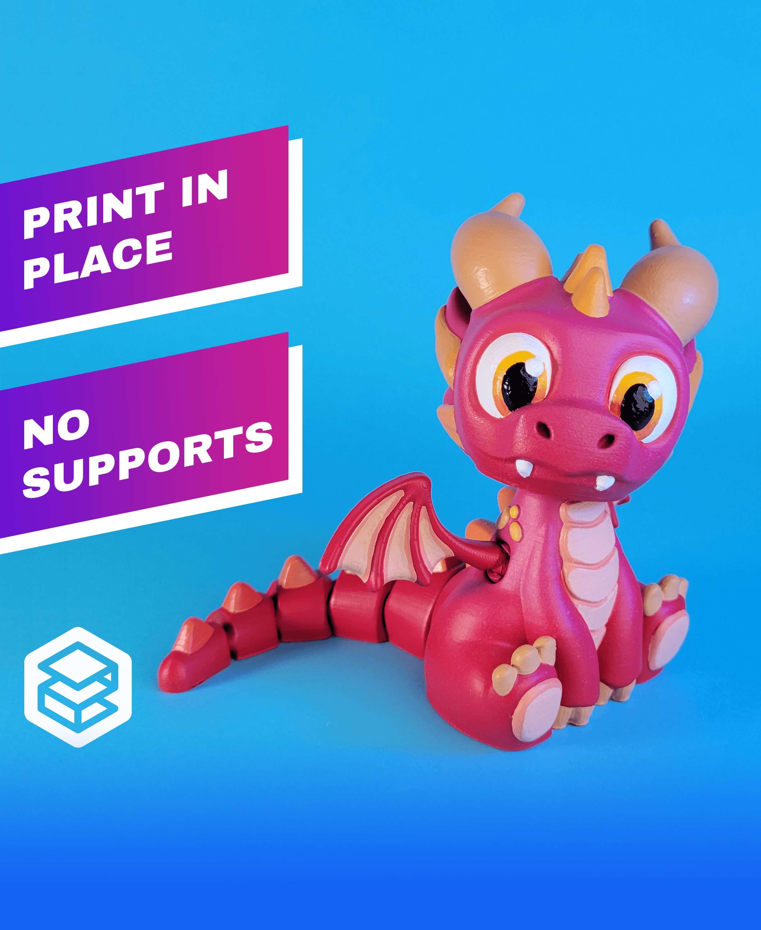 FLICKERTAIL: CUTE DRAGON COMPANION! 🐉✨ 3d model