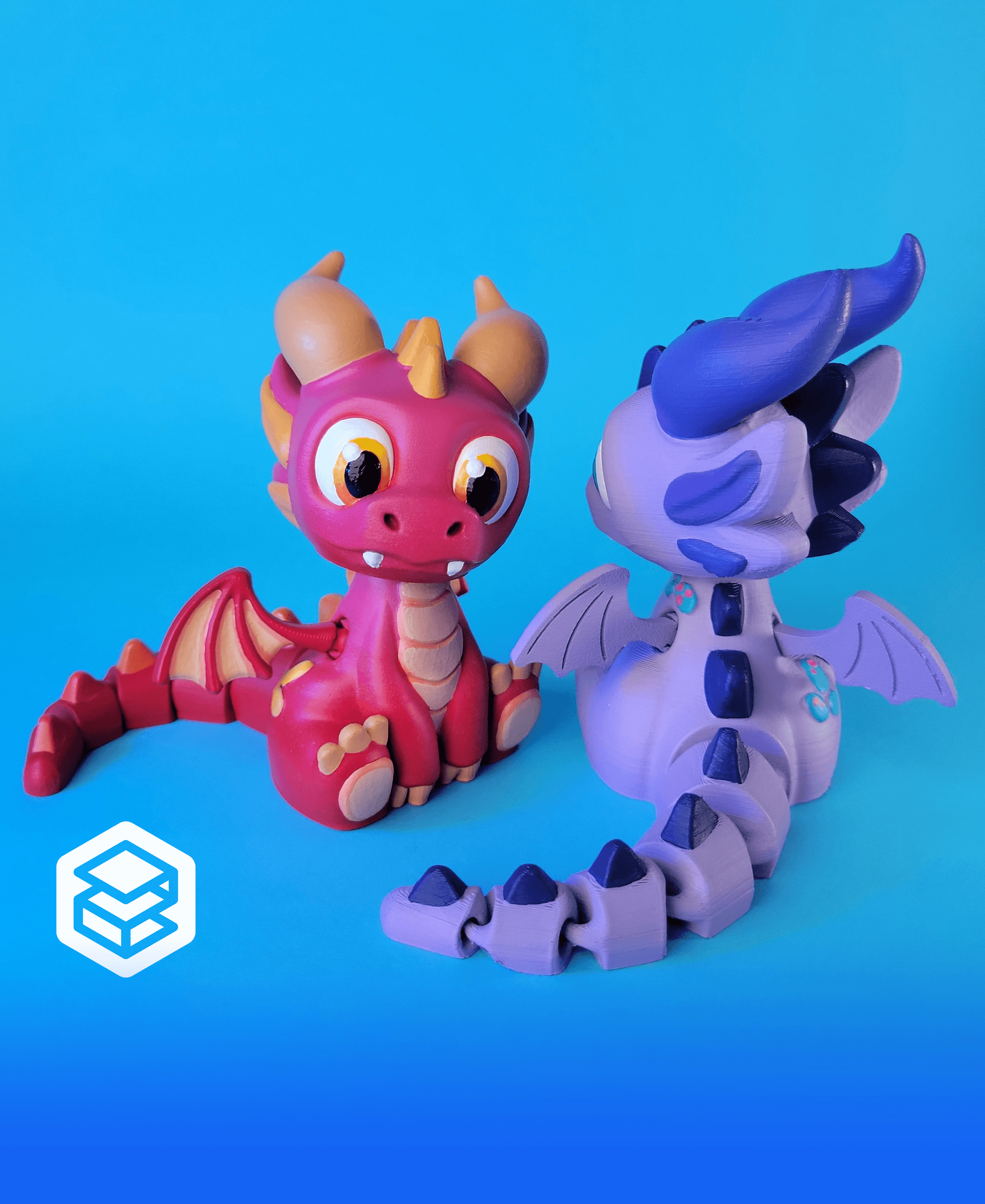 FLICKERTAIL: CUTE DRAGON COMPANION! 🐉✨ 3d model