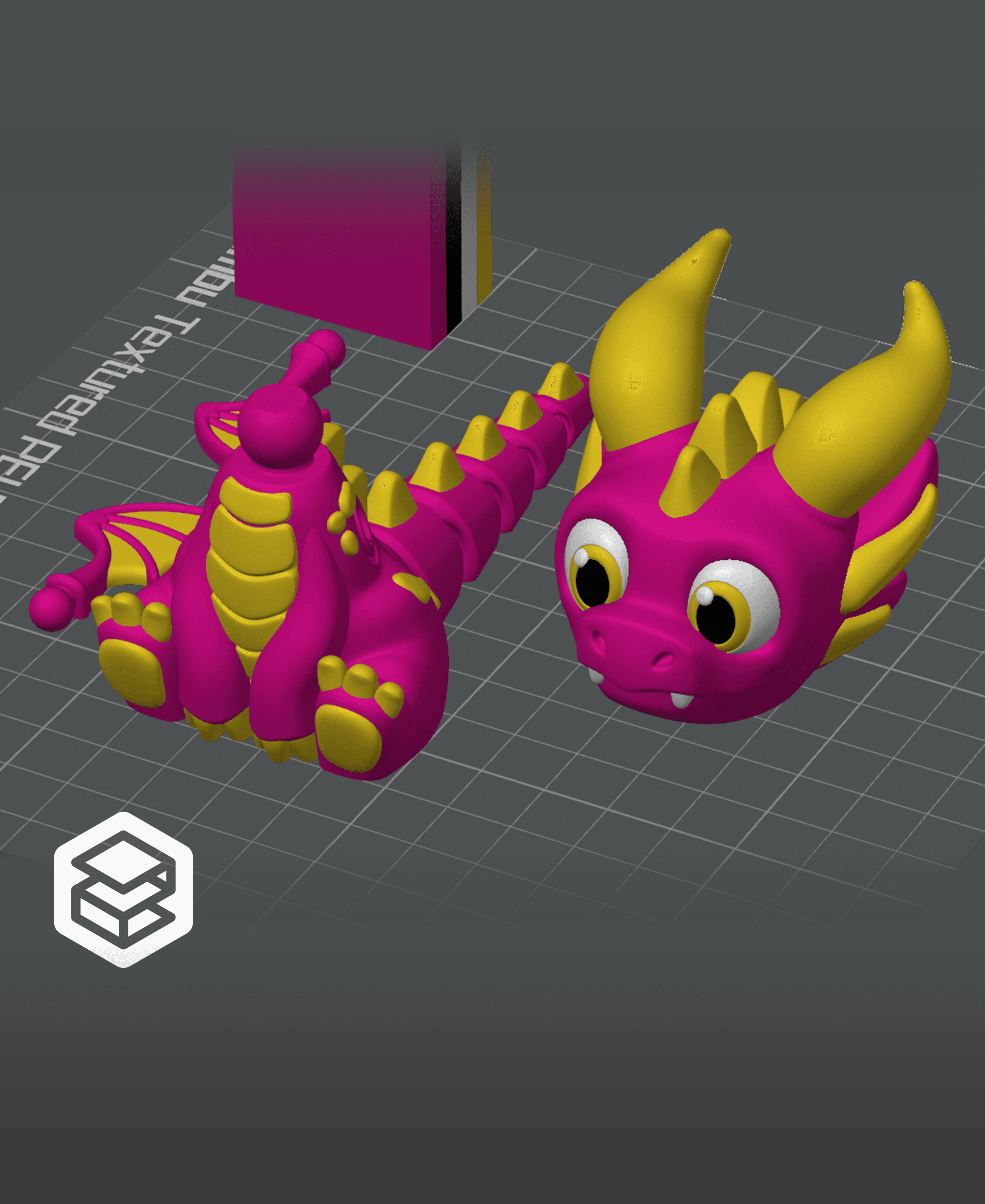 FLICKERTAIL: CUTE DRAGON COMPANION! 🐉✨ 3d model