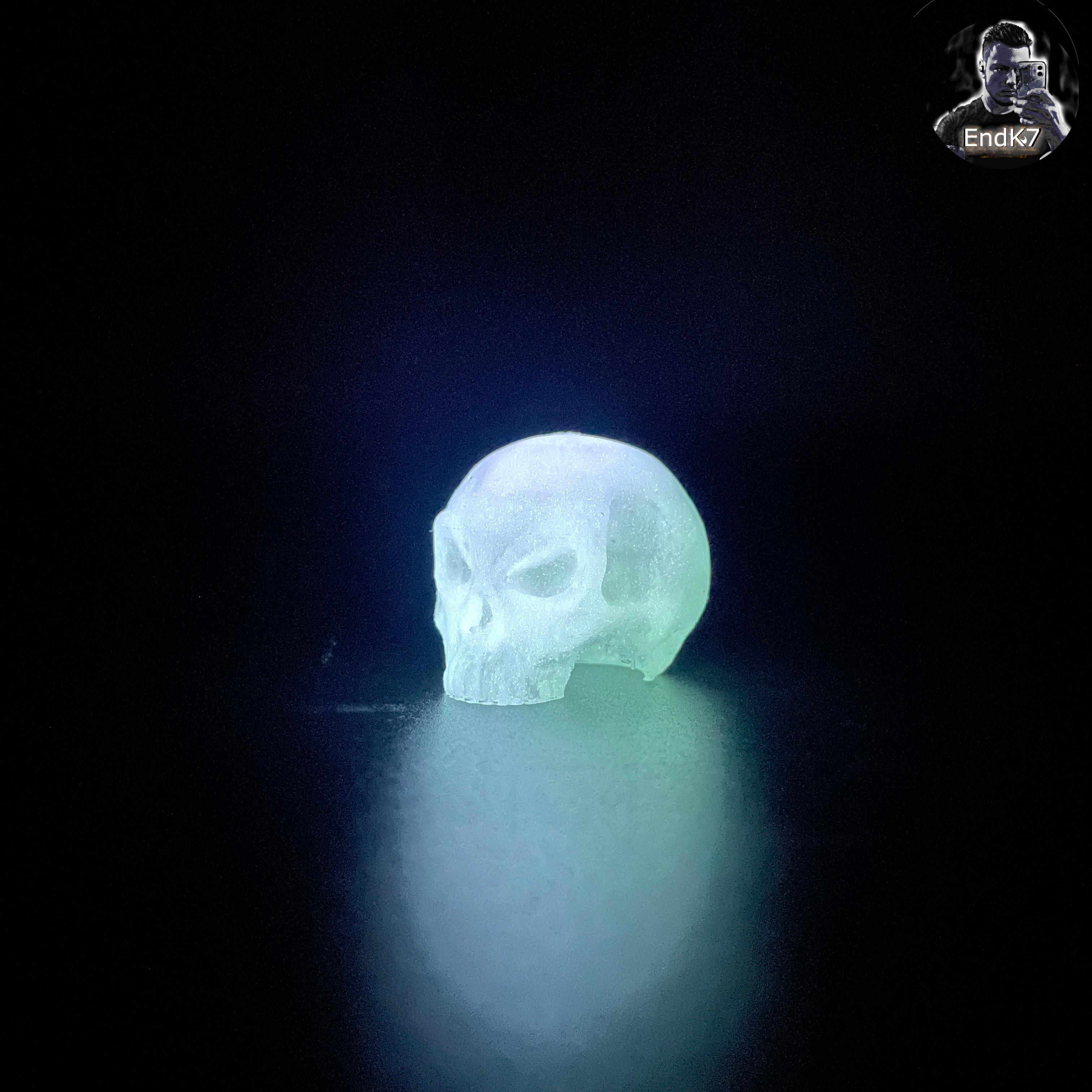 Skull Tealight - Sculpture - No Supports! 3d model