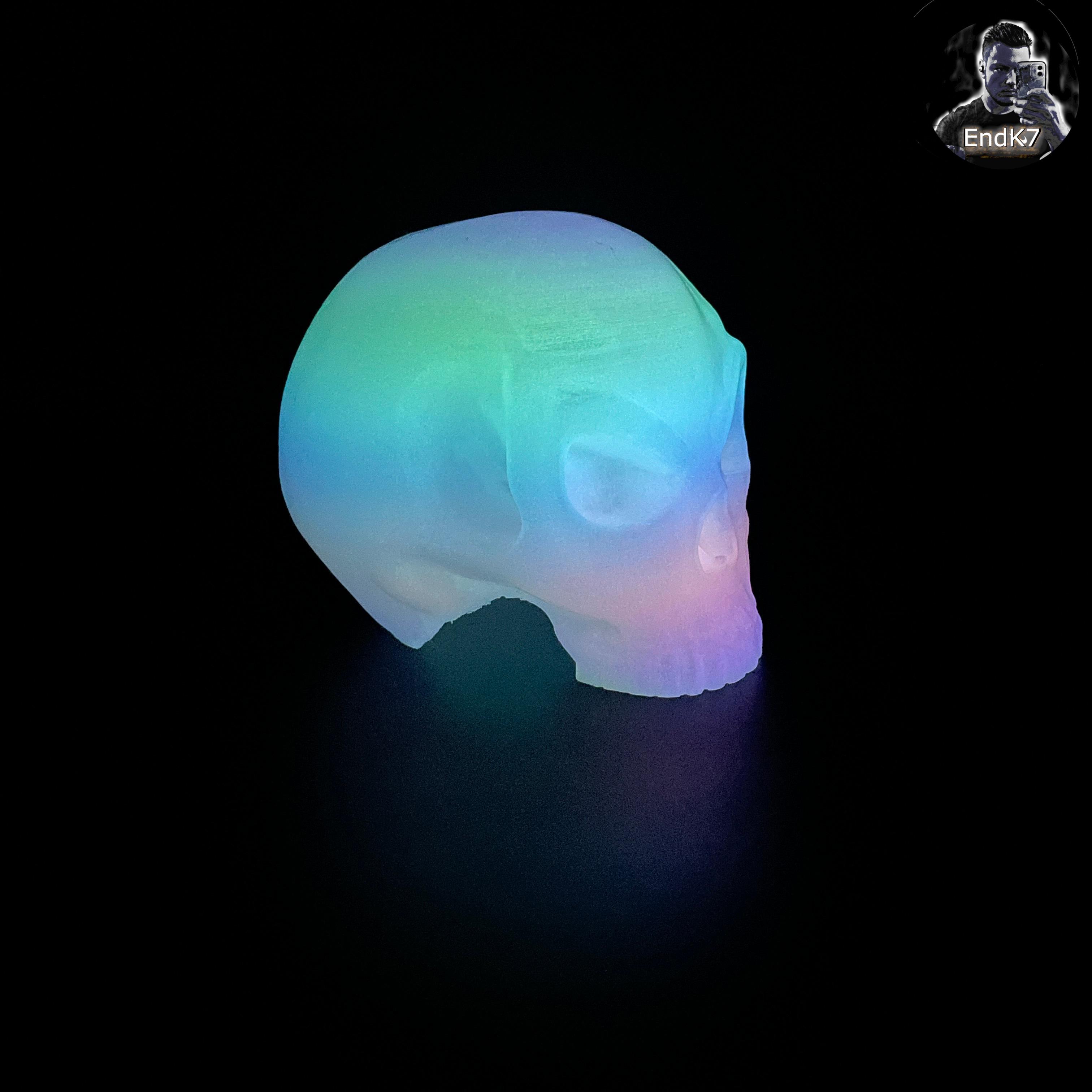 Skull Tealight - Sculpture - No Supports! 3d model