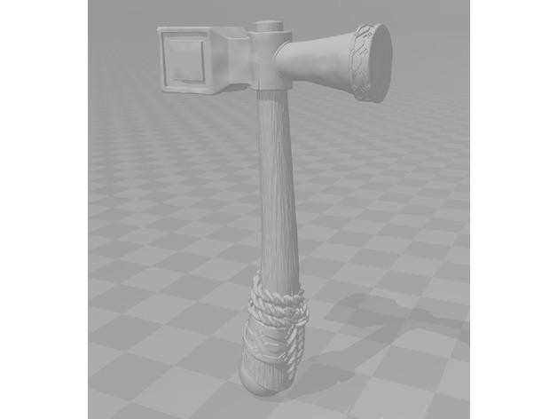 Walnut Basher 3d model