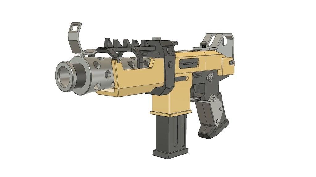 Fortnite Tactical SMG 3d model