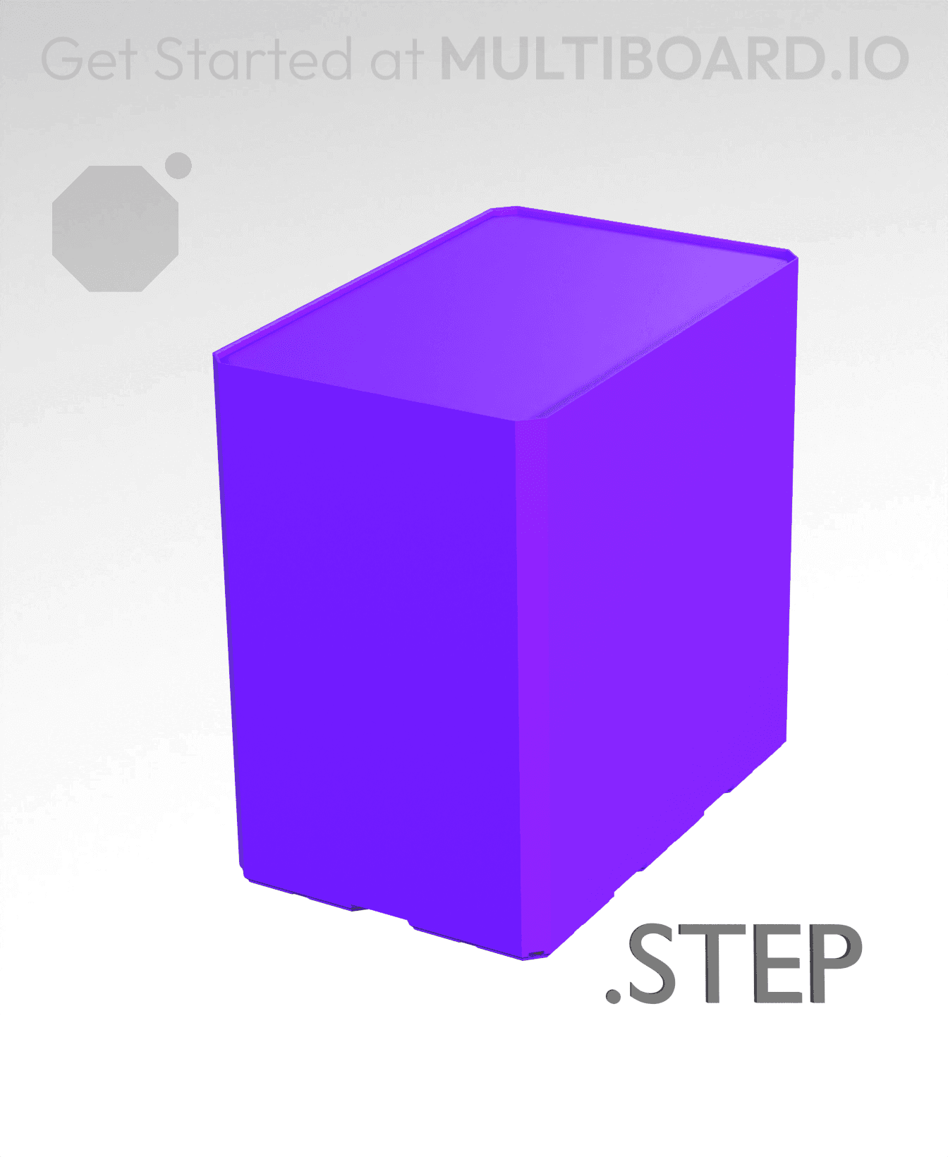 2x3x3 - Multibin Insert - STEP Remixing File 3d model