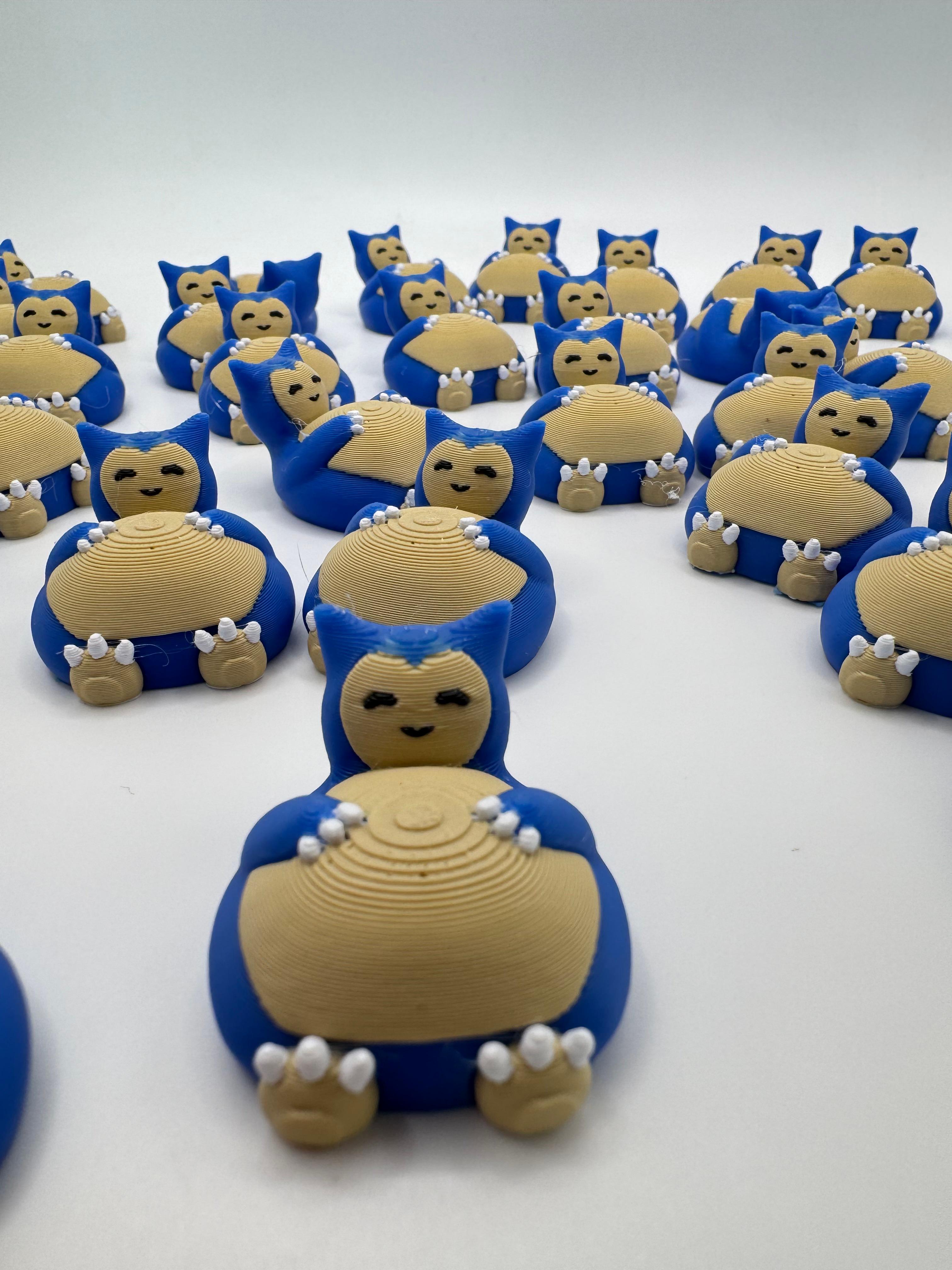 Snorlax Pokemon (3mf included, no support) 3d model