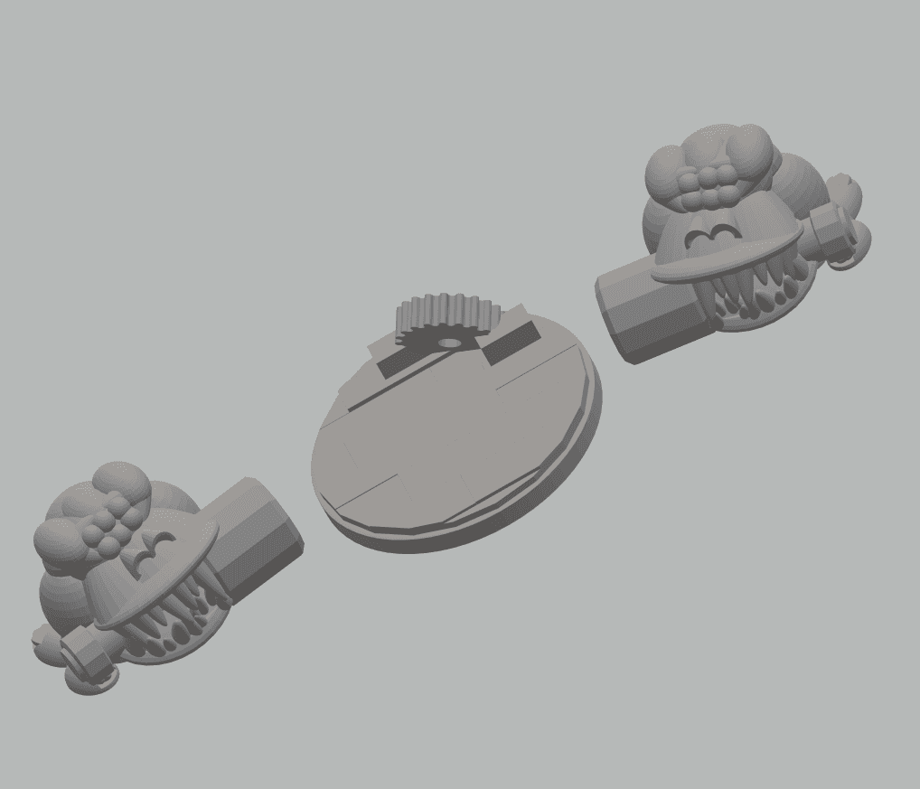 FHW: Oxchan/ Zorblin Gerb with Grenade 3d model