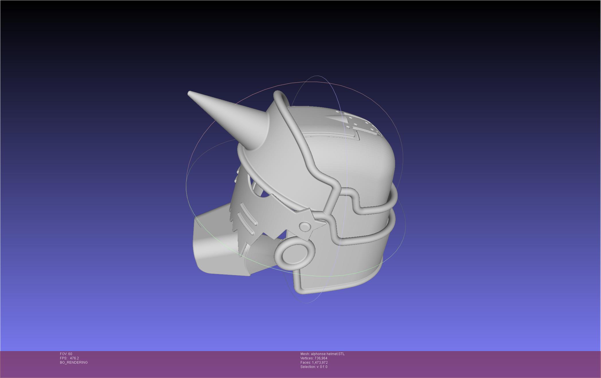 Fullmetal Alchemist Alphonse Elric Helmet 3d model