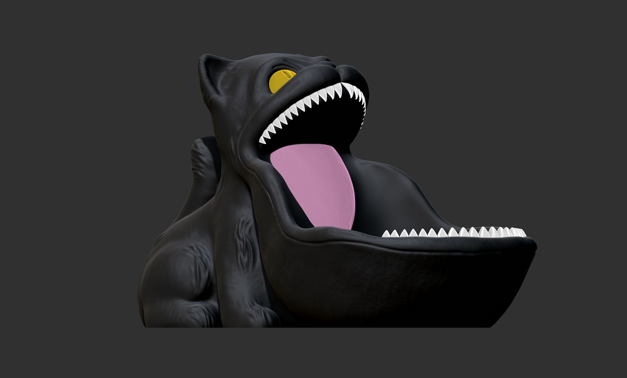 Scaredy Cat Candy Bowl 3d model