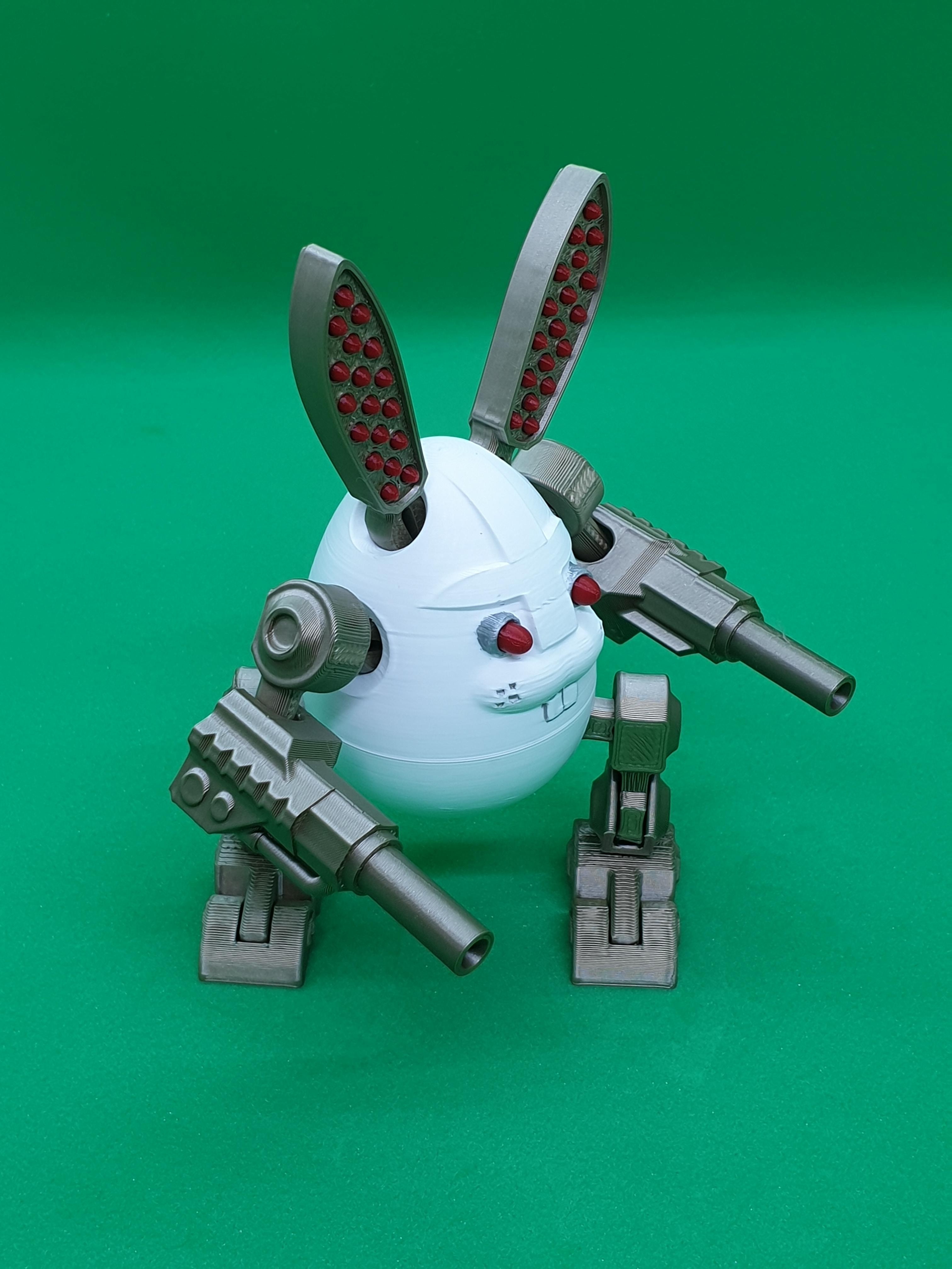 Articulated Easter Bot — 3GG-8UNNY 3d model