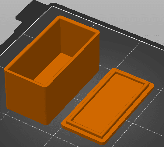 Box with a lid 3d model