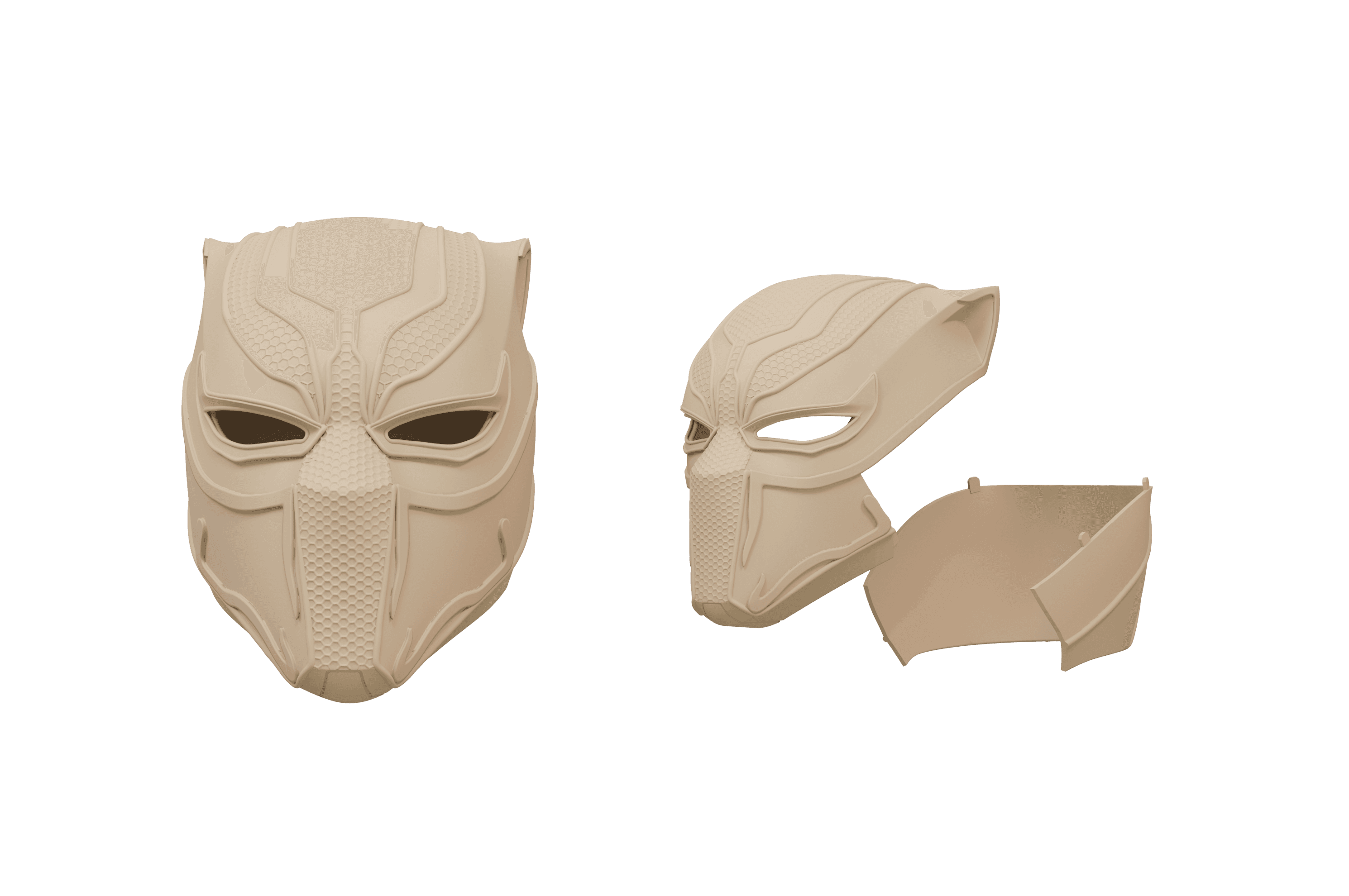 Marvel Rivals Black Panther Helmet 3d model