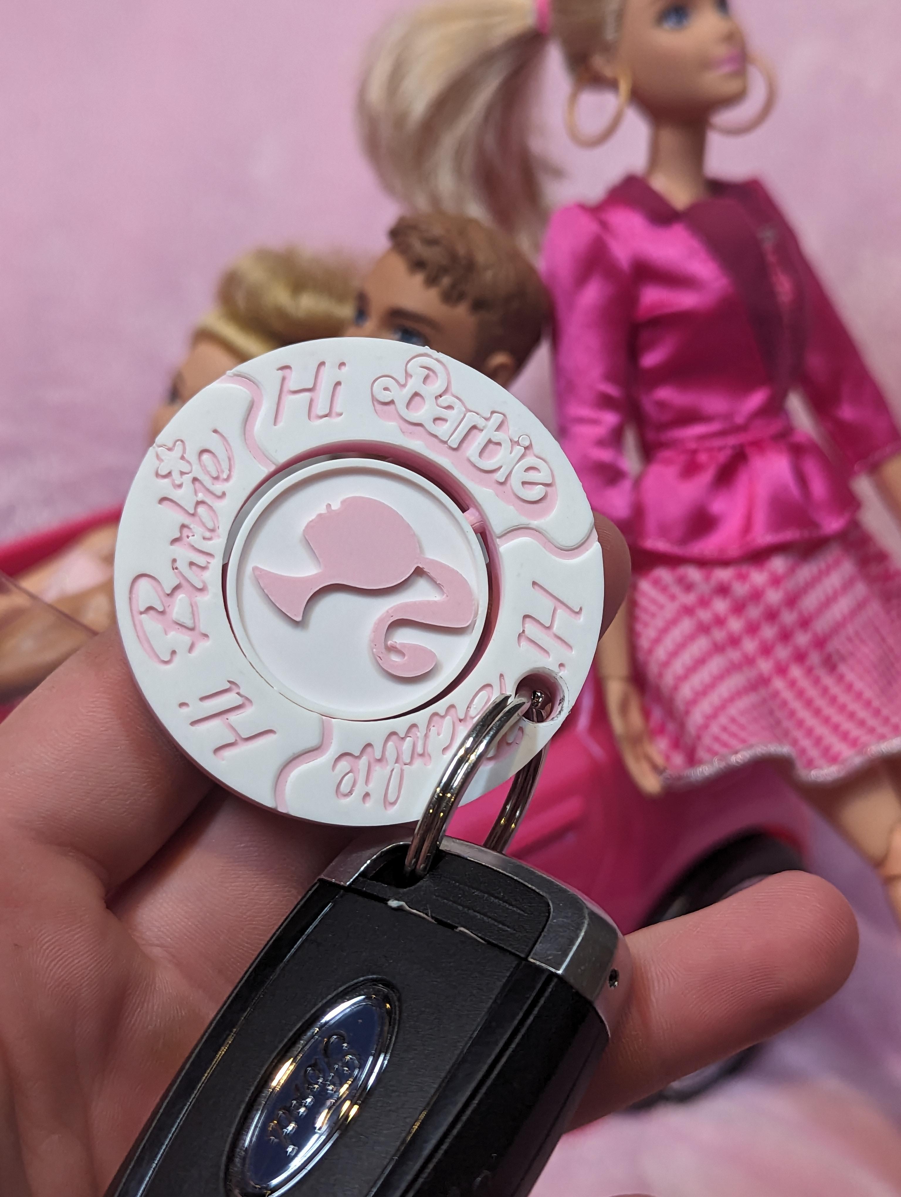 Barbie Keychain 3d model