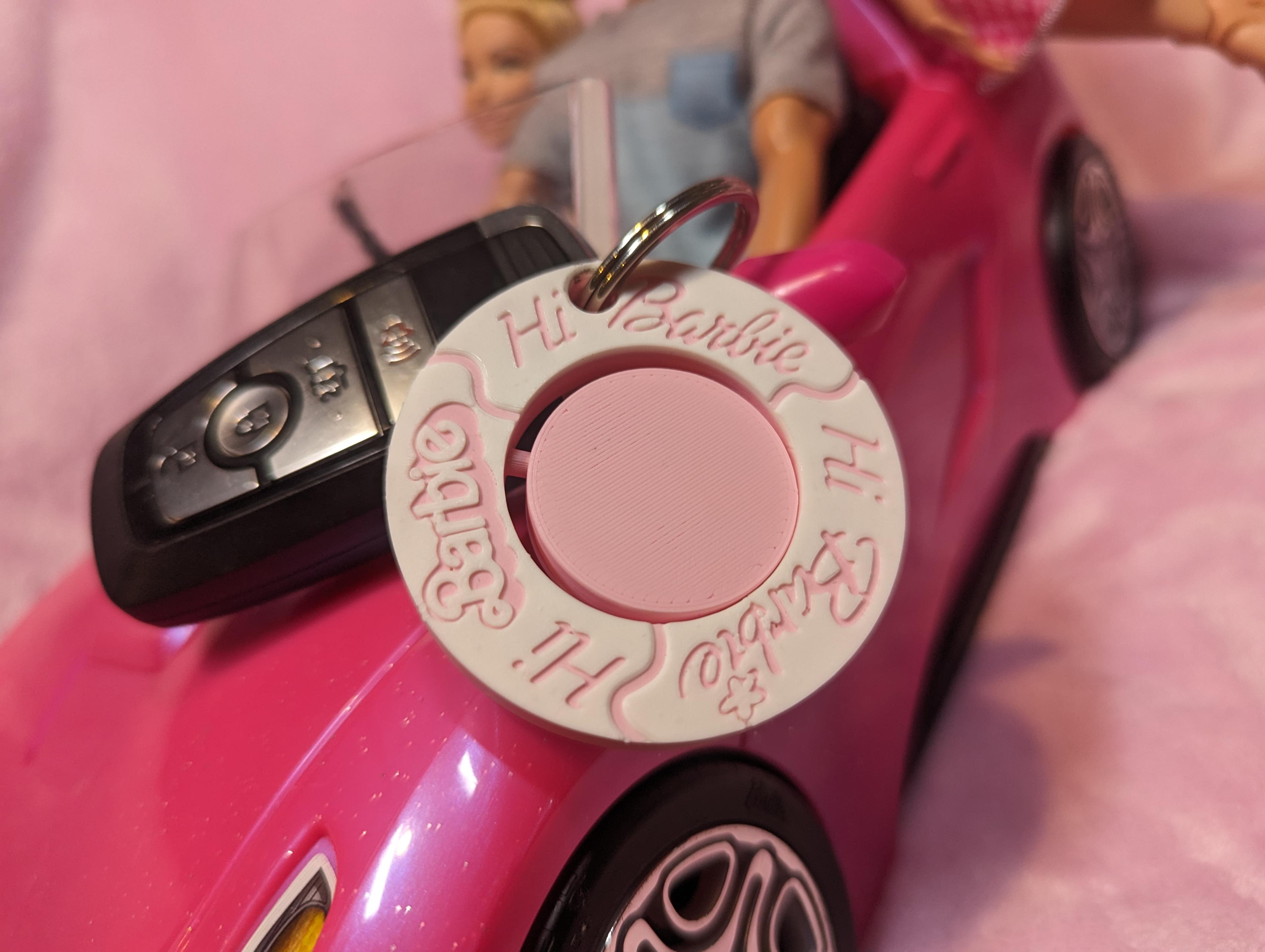 Barbie Keychain 3d model