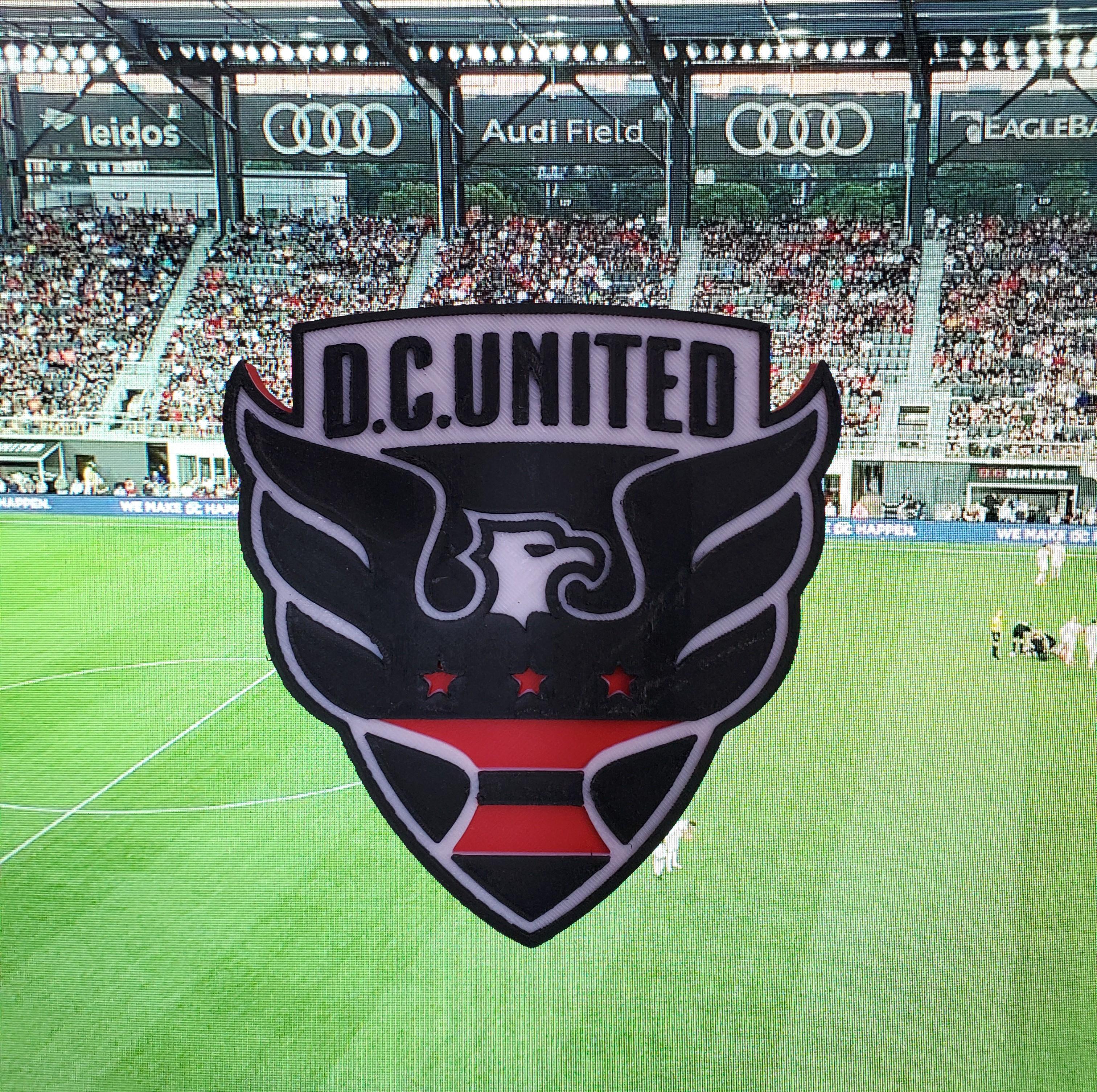 CS DC United coaster or plaque 3d model