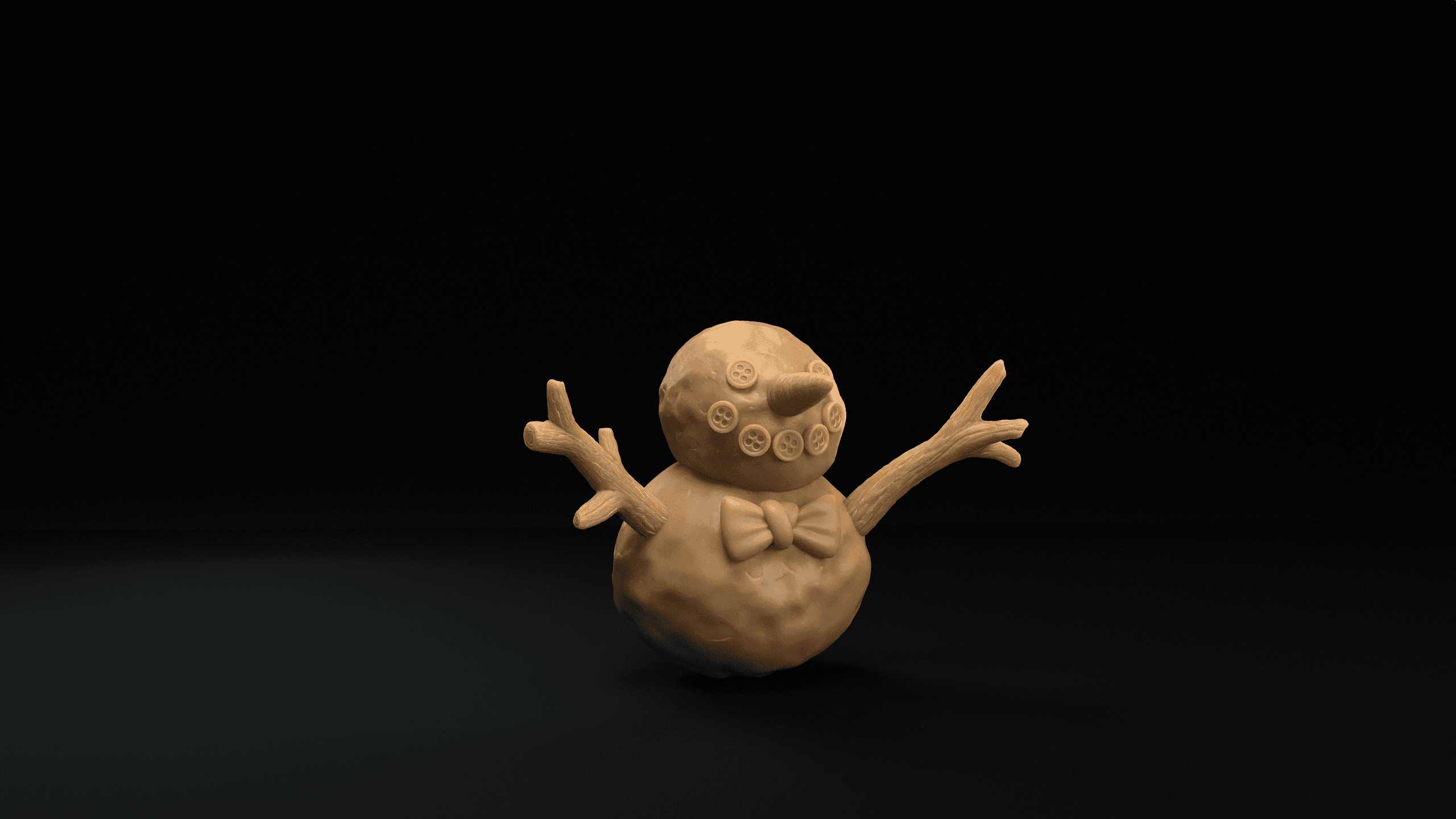 Small Snowman 3d model