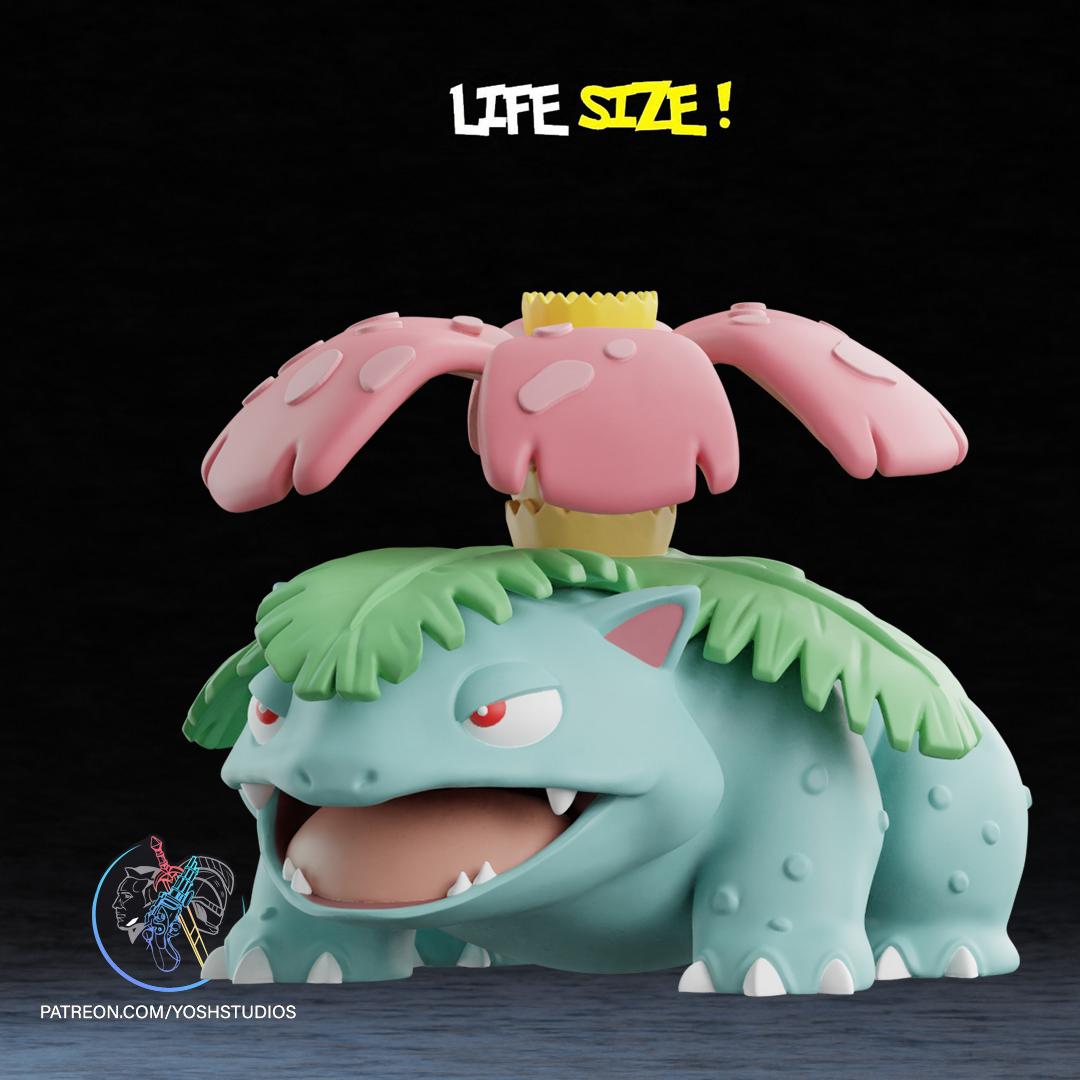 Life Sized Venosaur 3D Printer File STL 3d model