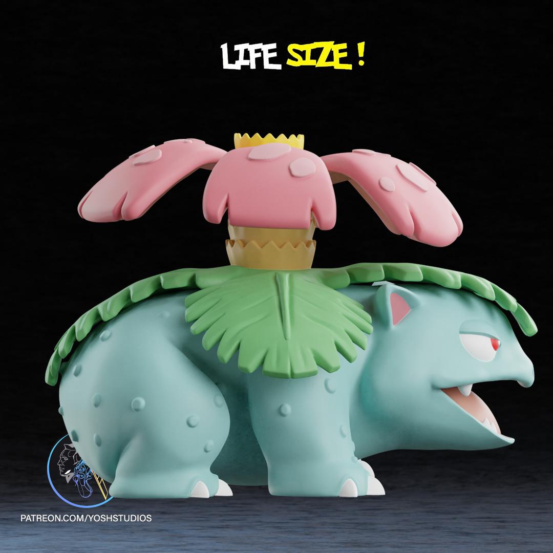 Life Sized Venosaur 3D Printer File STL 3d model