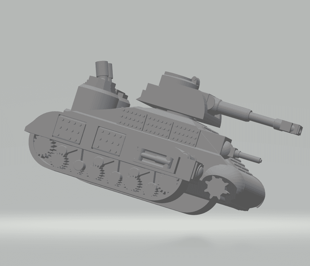 FHW Stellar Coalition Corps Sherman Tank  3d model